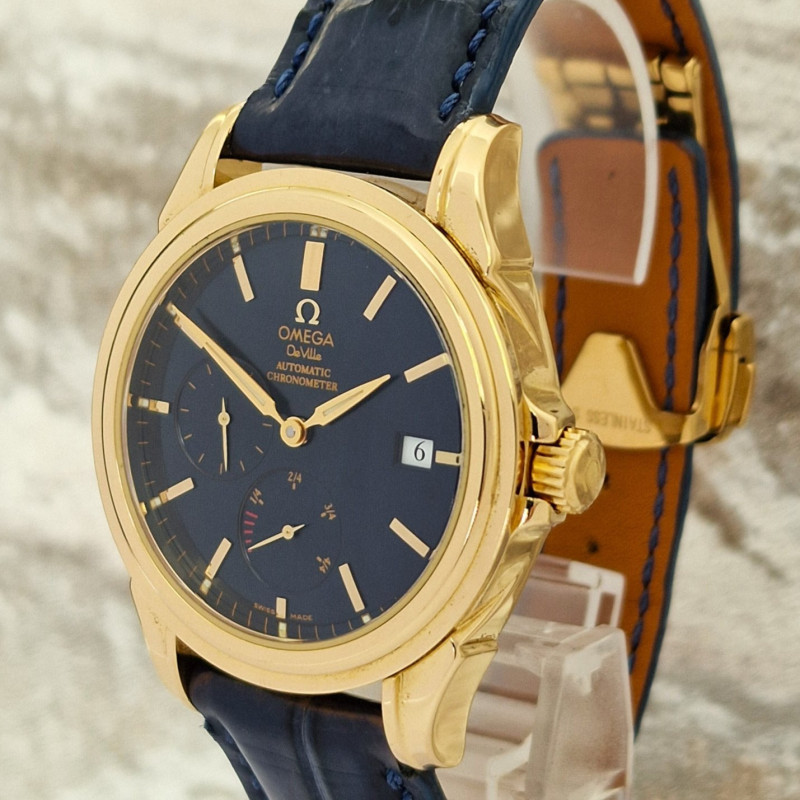 18k Omega De Ville Co-Axial Power reserve - Full Set