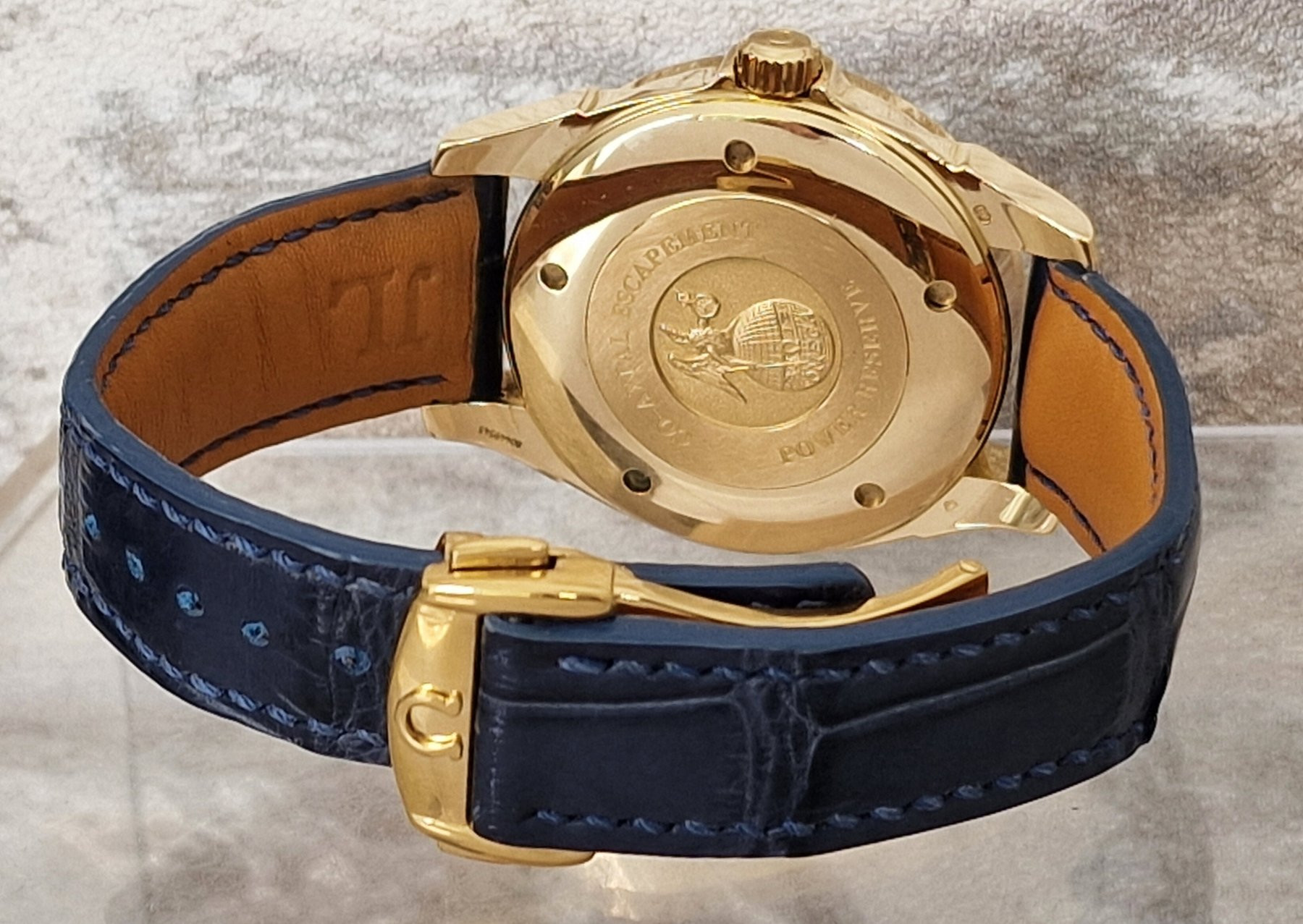 18k Omega De Ville Co-Axial power reserve - Full Set