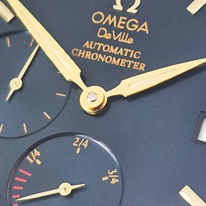 18k Omega De Ville Co-Axial power reserve - Full Set
