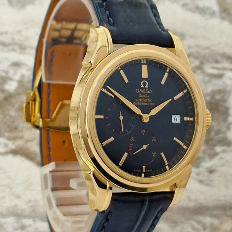 18k Omega De Ville Co-Axial Power reserve - Full Set