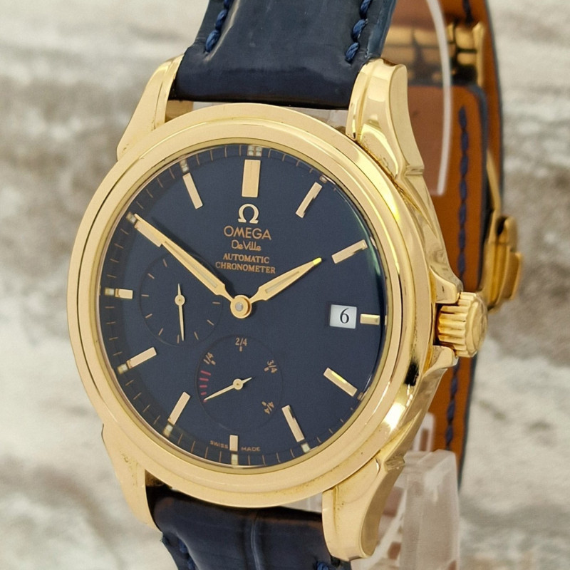 18k Omega De Ville Co-Axial Power reserve - Full Set