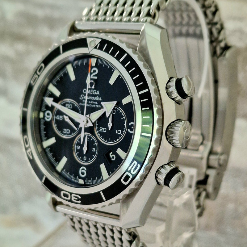 Omega Seamaster Co-Axial 600m Planet Ocean Mesh - Full Set