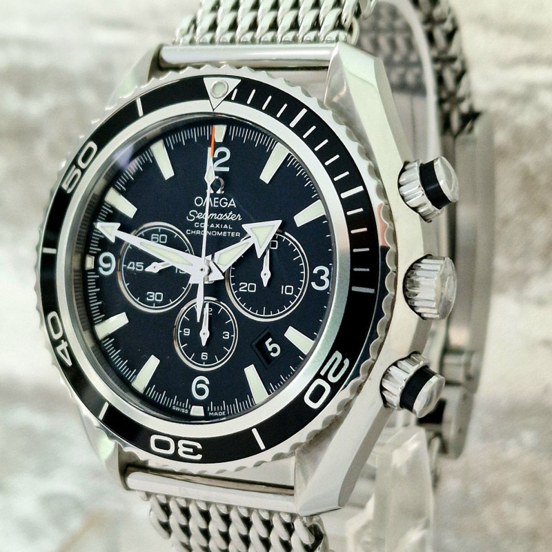 Omega Seamaster Co-Axial 600m Planet Ocean Mesh - Full Set