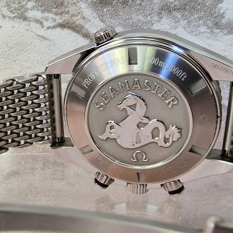 Omega Seamaster Co-Axial 600m Planet Ocean Mesh - Full Set