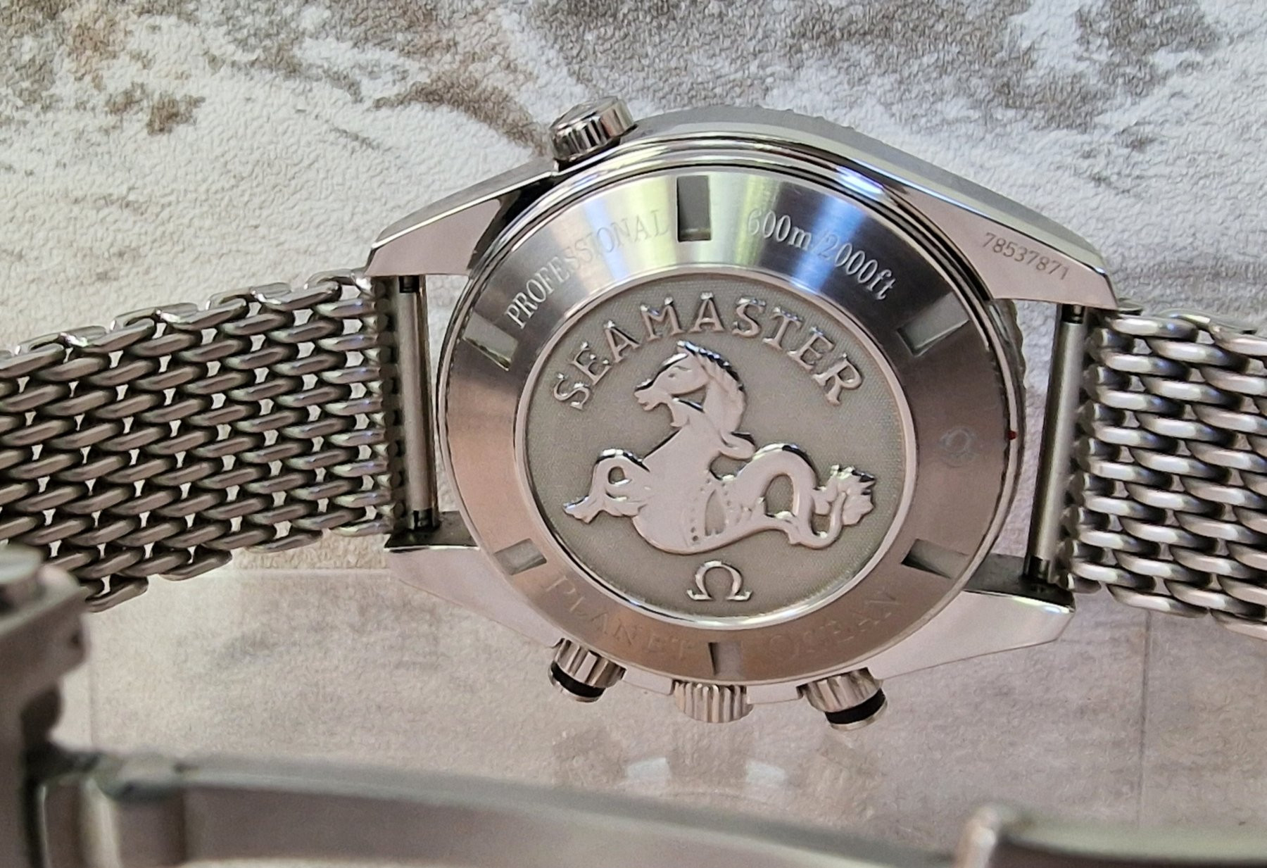 Omega Seamaster Co-Axial 600m Planet Ocean Mesh - Full Set