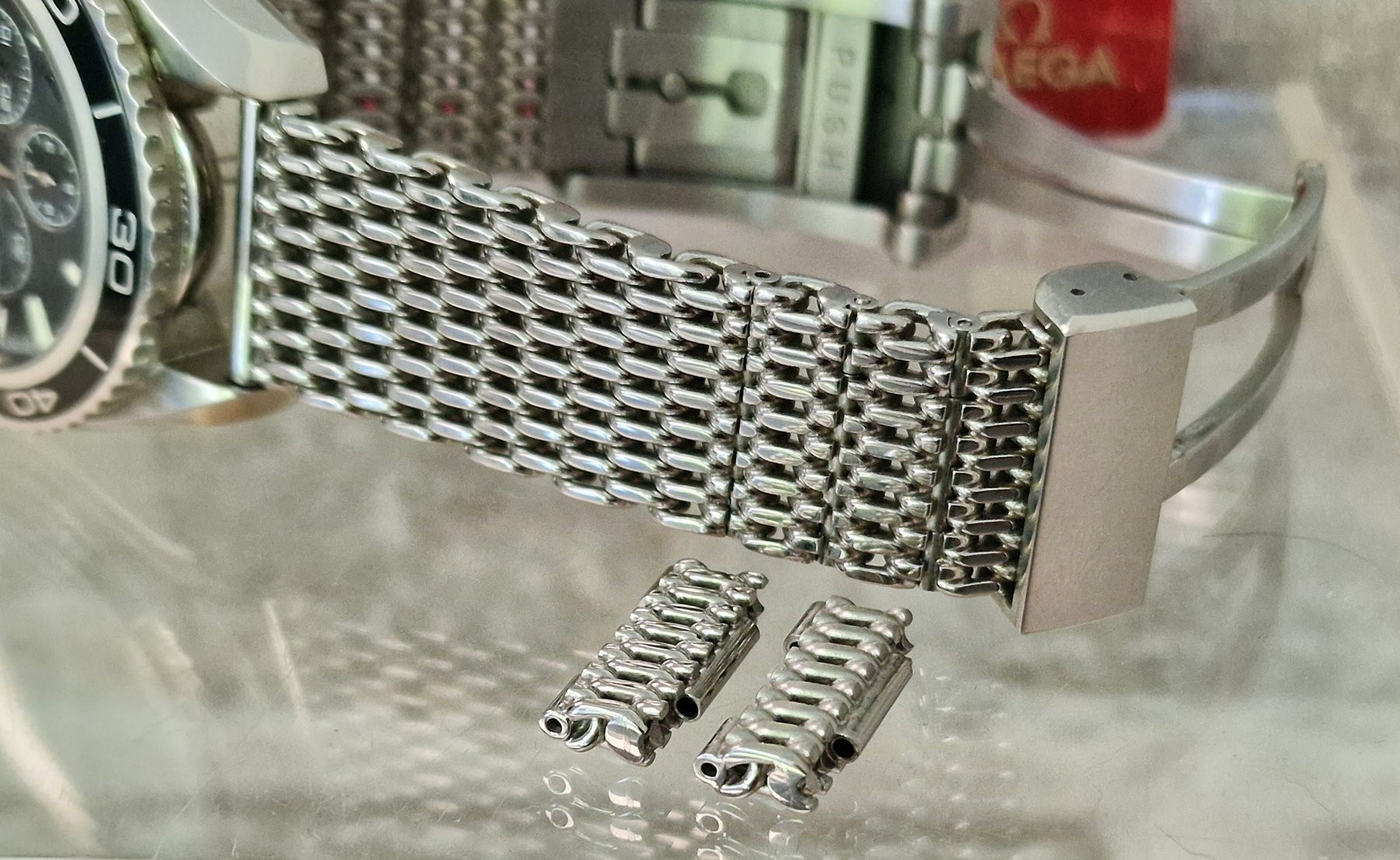 Omega Seamaster Co-Axial 600m Planet Ocean Mesh - Full Set