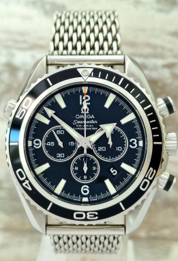 Omega Seamaster Co-Axial 600m Planet Ocean Mesh - Full Set.
