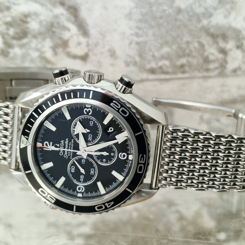 Omega Seamaster Co-Axial 600m Planet Ocean Mesh - Full Set