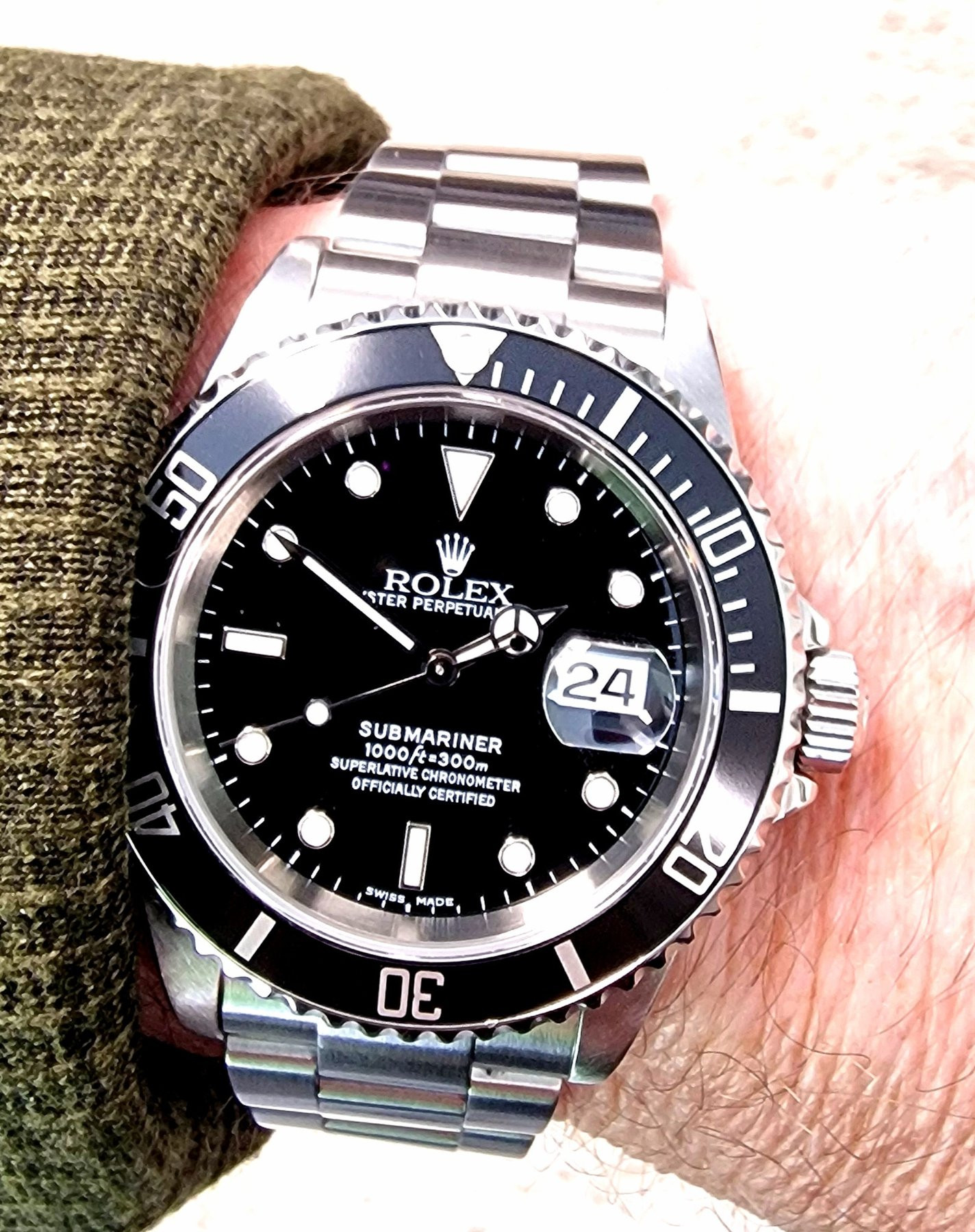 Rolex Submariner Date 16610. Full Set