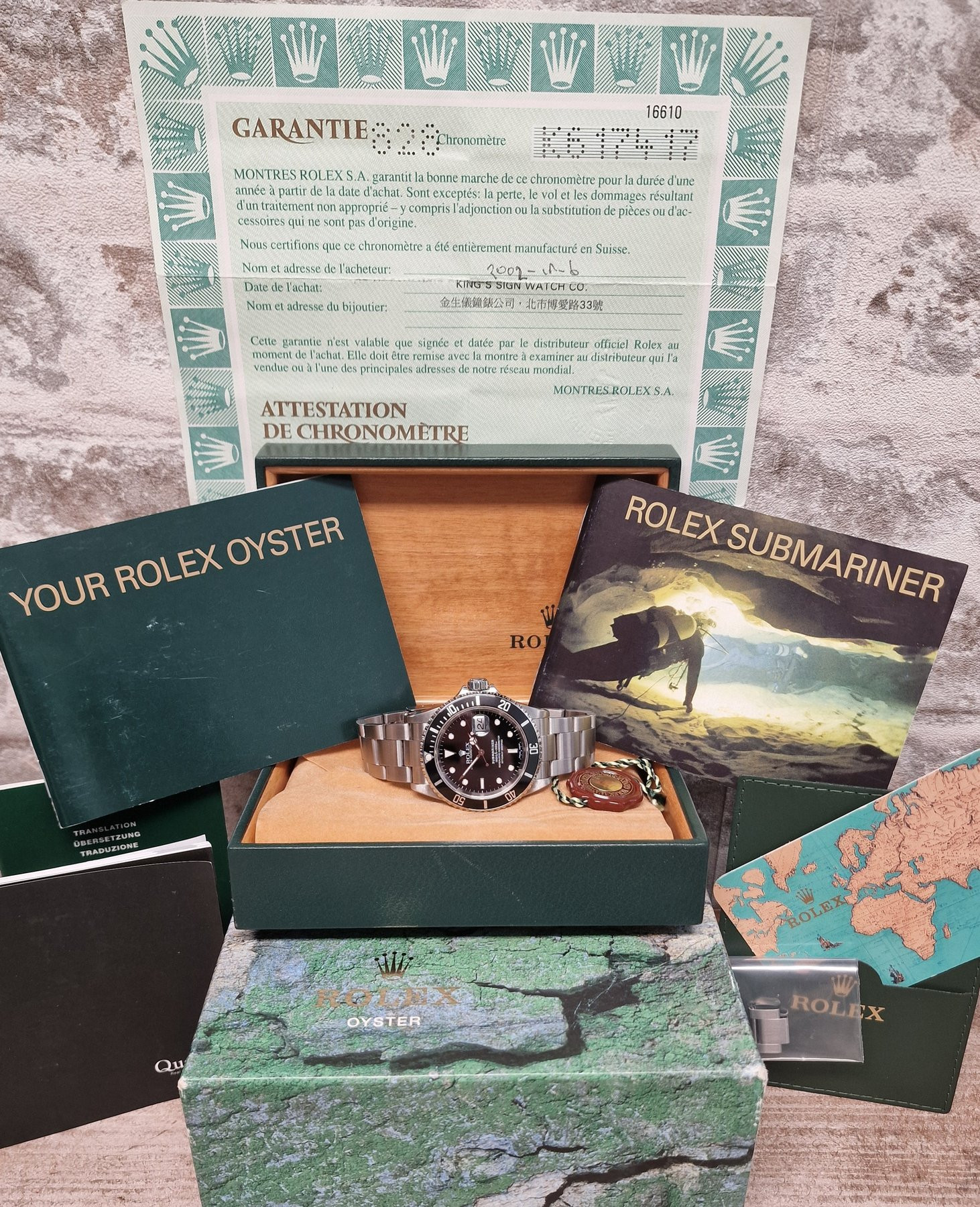 Rolex Submariner Date 16610. Full Set