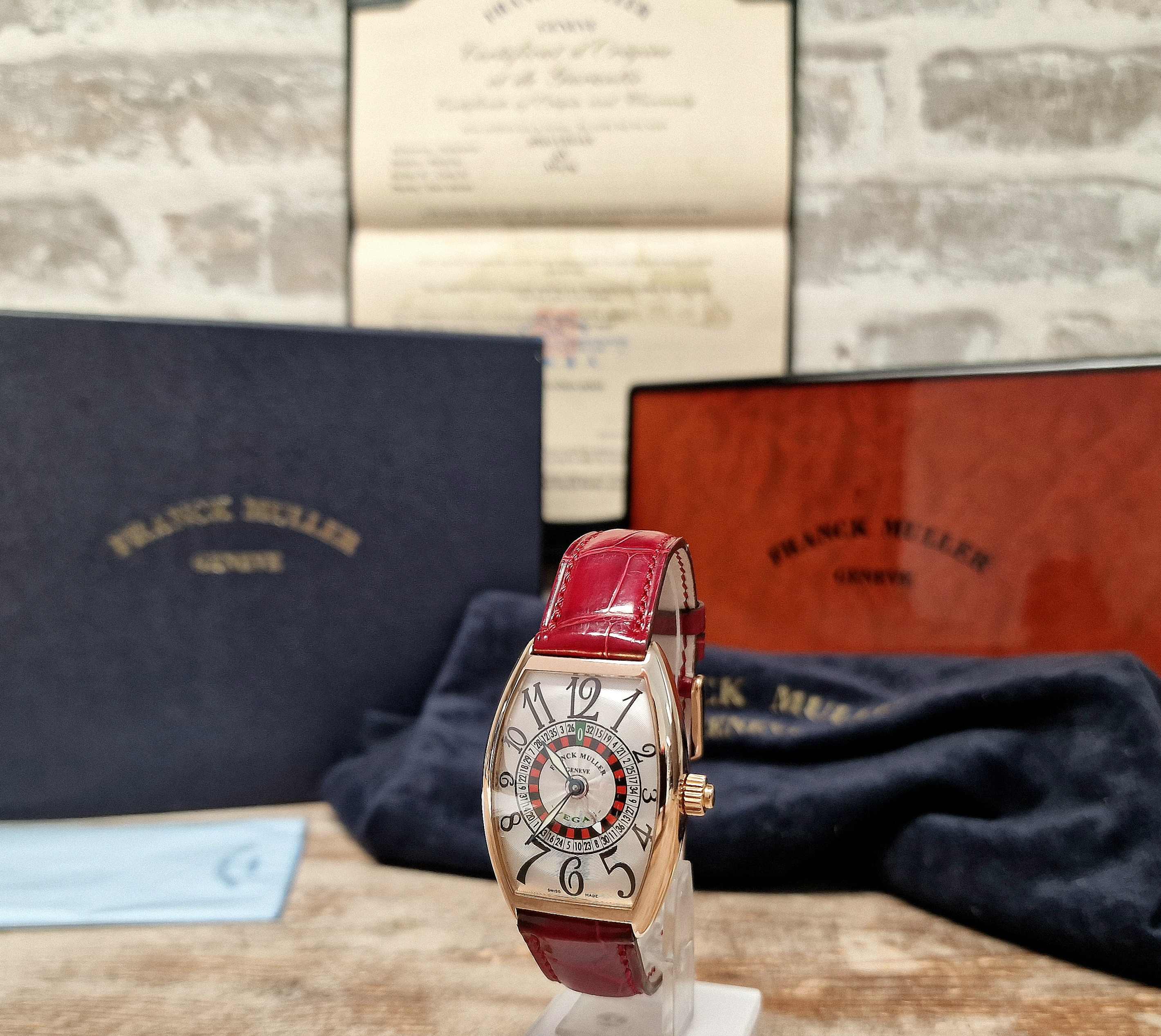 Franck Muller 18k Vegas Automatic - Full set Franck Muller 18k Vegas Automatic - Full set