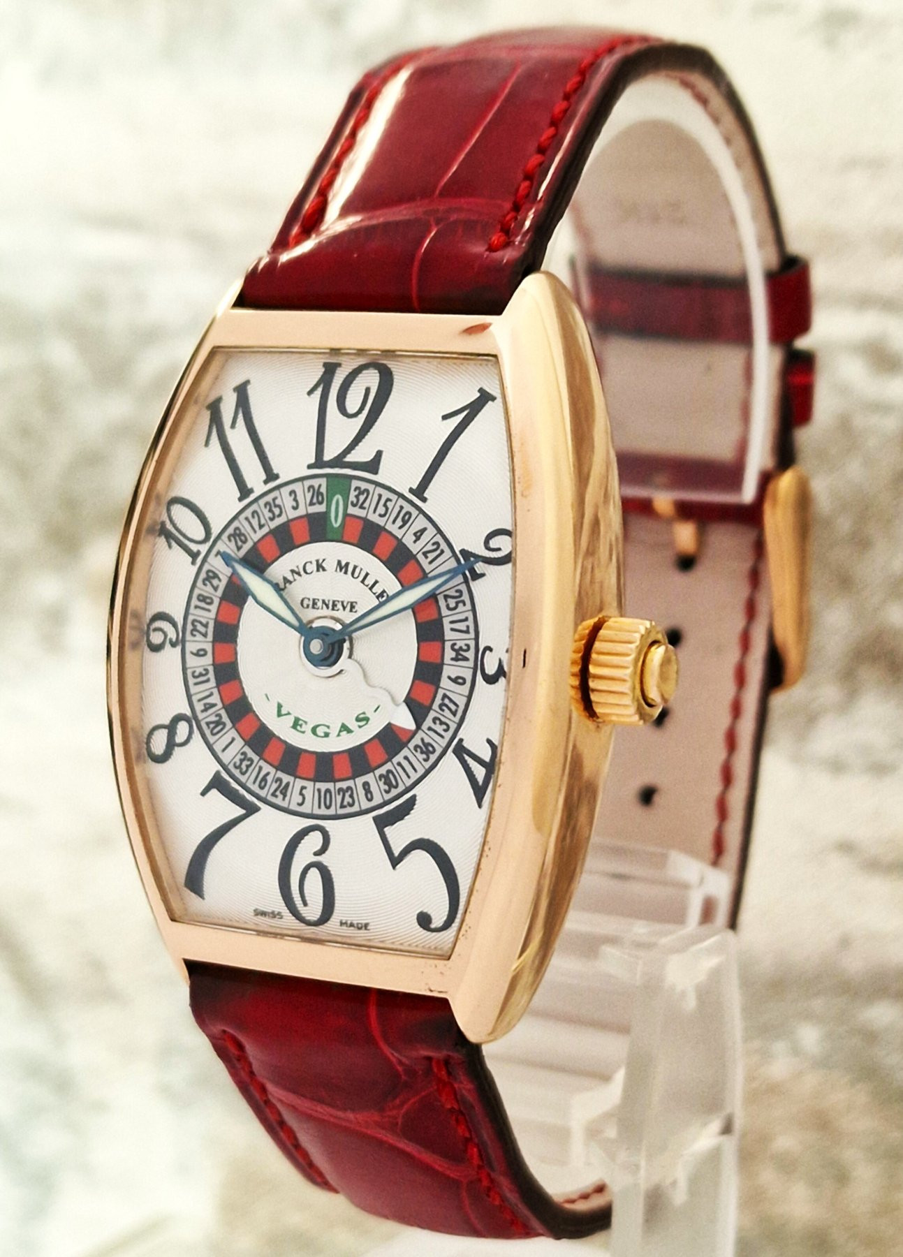 Franck Muller 18k Vegas automaat  - Full Set