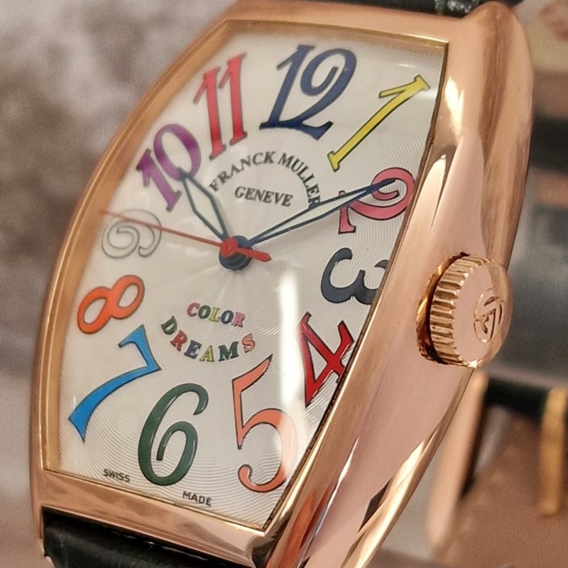 Franck Muller 18k Color Dreams Automatic Full set - Sold