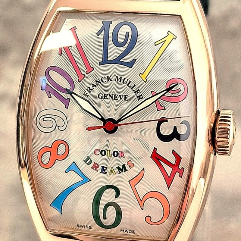 Franck Muller 18k Color Dreams Automatic Full set - Sold