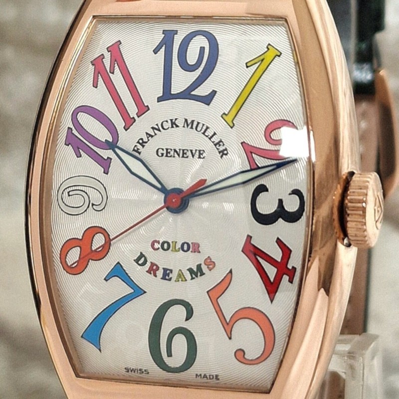 Franck Muller 18k Color Dreams Automatic Full set - Sold