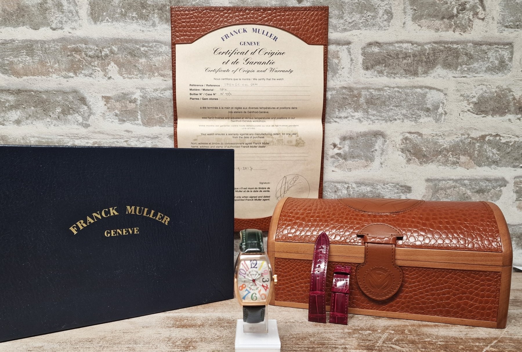 Franck Muller 18k Color Dreams Automatic Full set - Sold