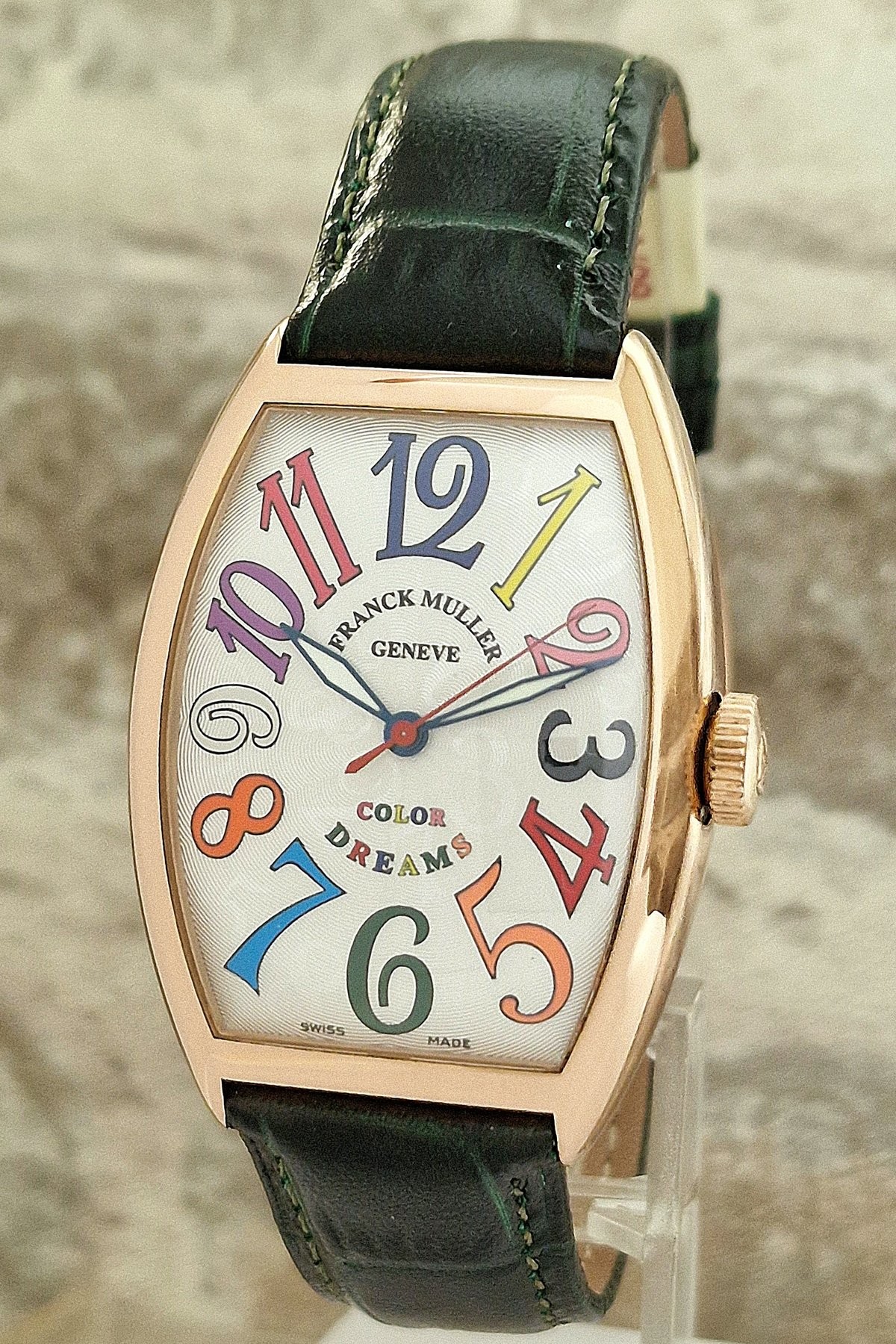 Franck Muller 18k Color Dreams automaat Full Set - Verkocht Franck Muller 18k Color Dreams automaat Full Set - Verkocht