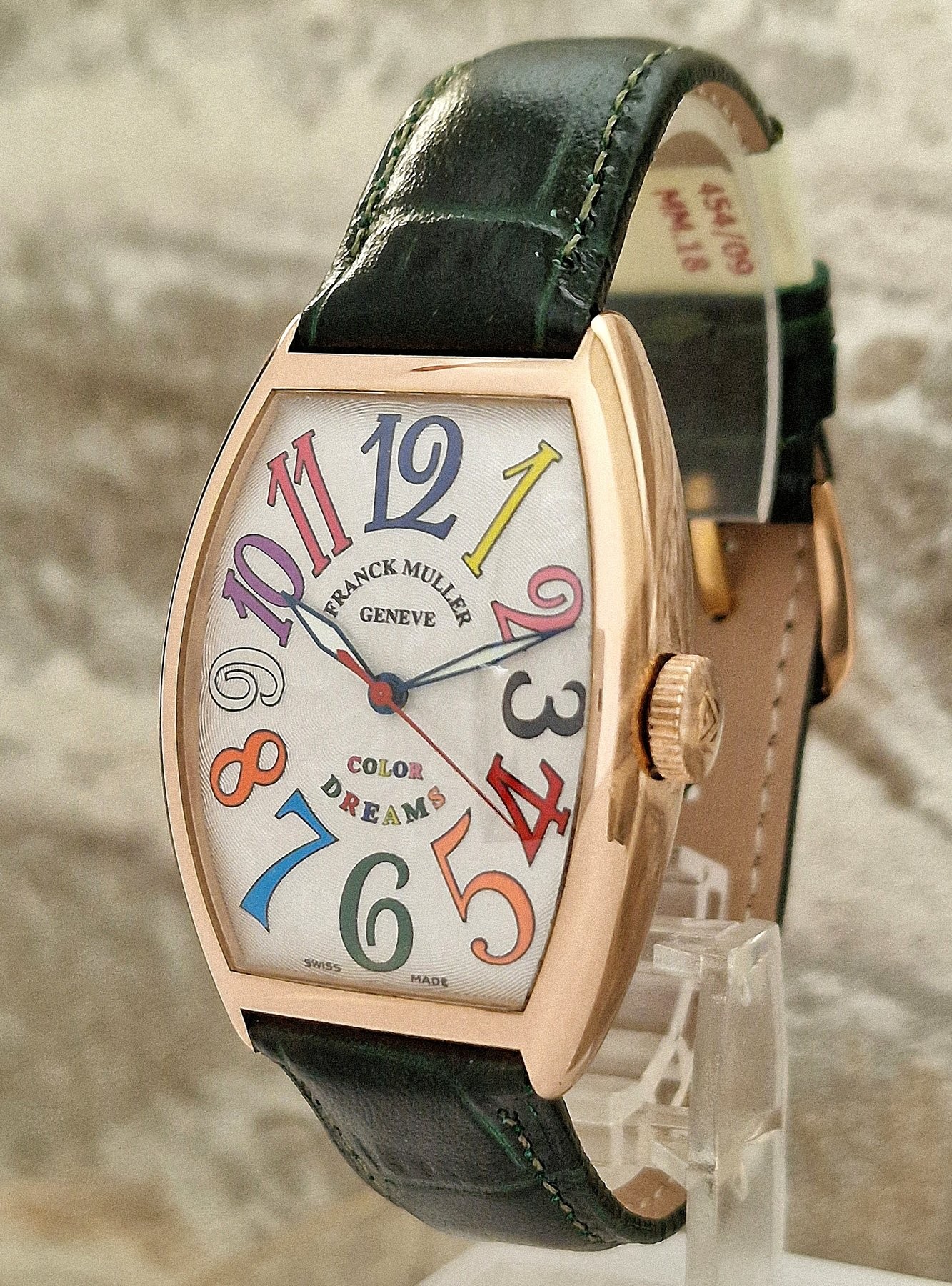 Franck Muller 18k Color Dreams automaat Full Set - Verkocht Franck Muller 18k Color Dreams automaat Full Set - Verkocht