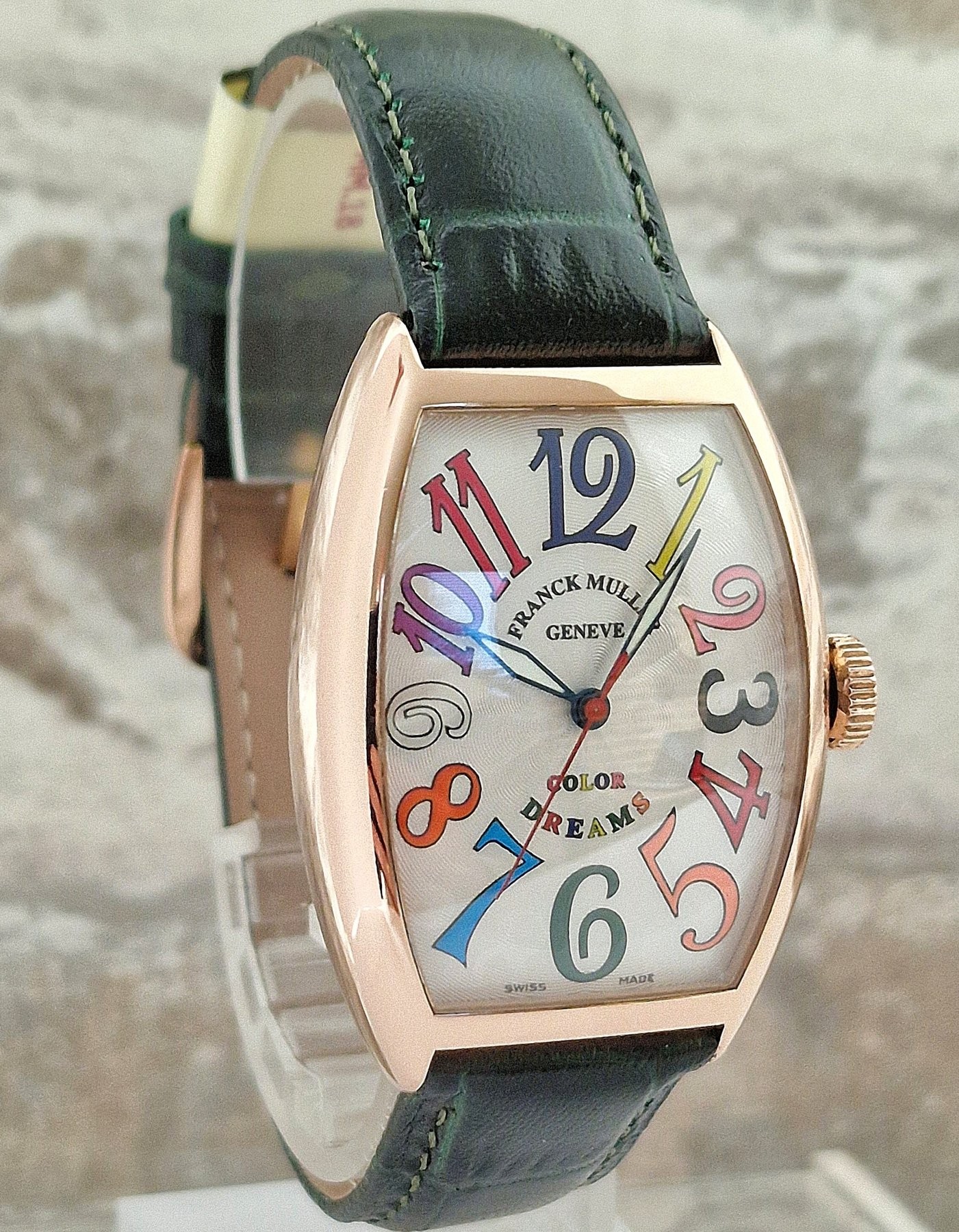 Franck Muller 18k Color Dreams automaat Full Set - Verkocht Franck Muller 18k Color Dreams automaat Full Set - Verkocht