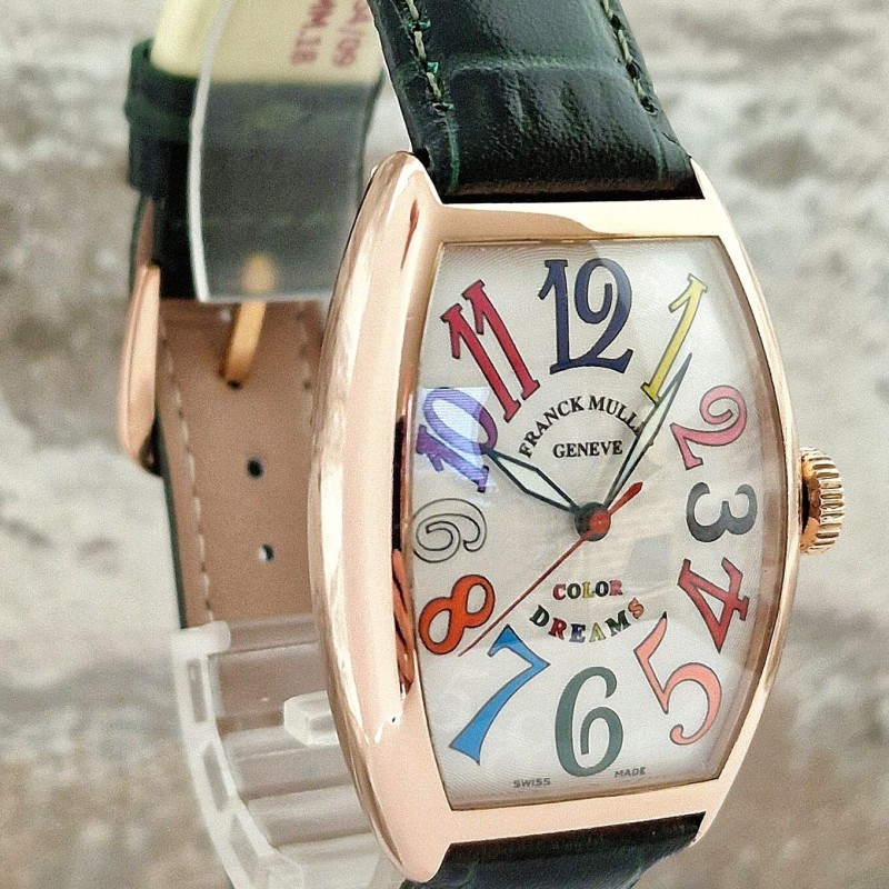 Franck Muller 18k Color Dreams Automatic Full set - Sold