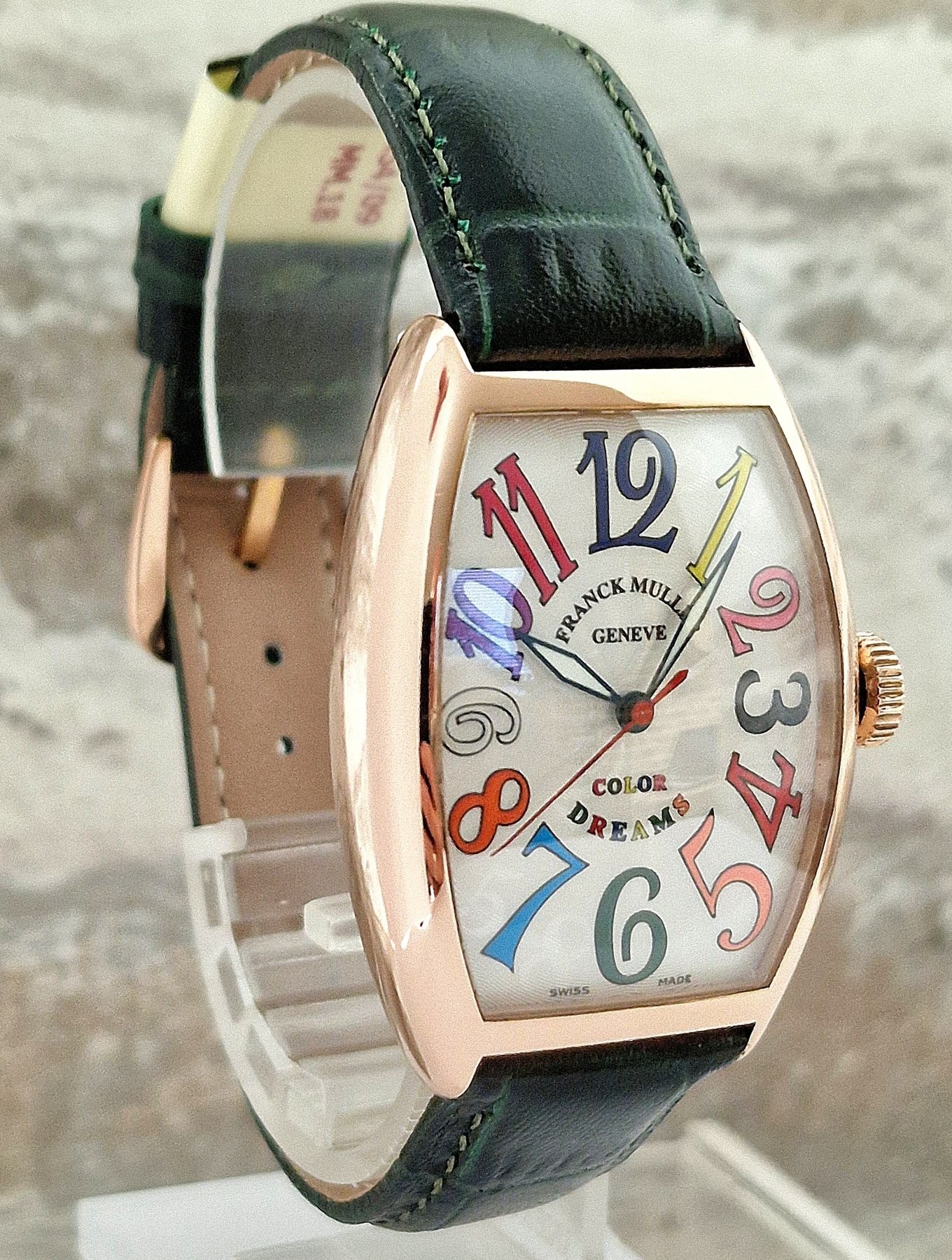 Franck Muller 18k Color Dreams automaat Full Set - Verkocht Franck Muller 18k Color Dreams automaat Full Set - Verkocht