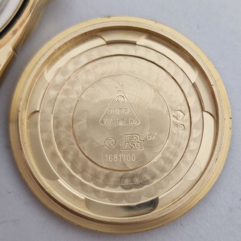 18k Omega De Ville Co-Axial blue dial - VERKOCHT 18k Omega De Ville Co-Axial blue dial - VERKOCHT