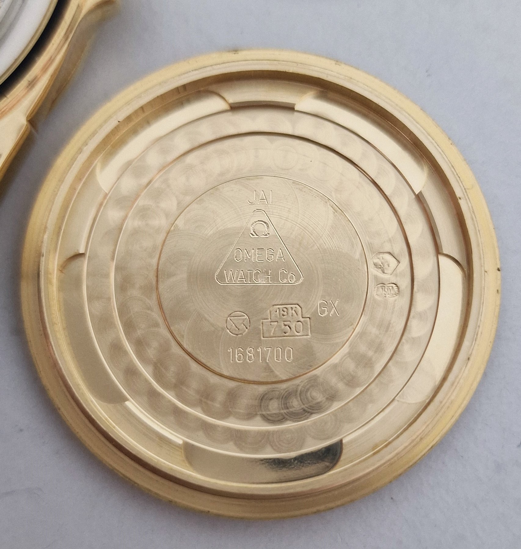 18k Omega De Ville Co-Axial blue dial - VERKOCHT 18k Omega De Ville Co-Axial blue dial - VERKOCHT