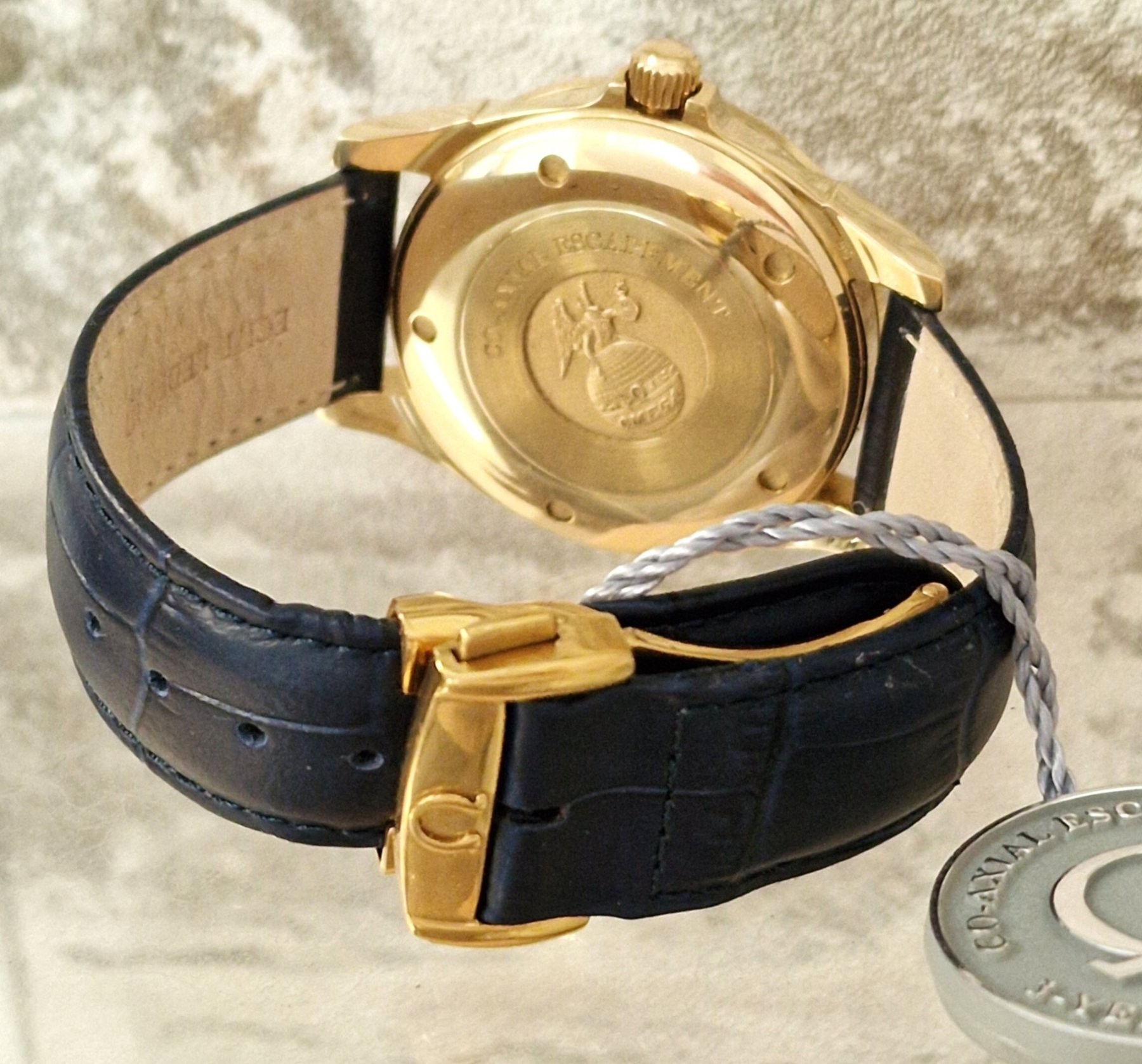 18k Omega De Ville Co-Axial blue dial - VERKOCHT 18k Omega De Ville Co-Axial blue dial - VERKOCHT