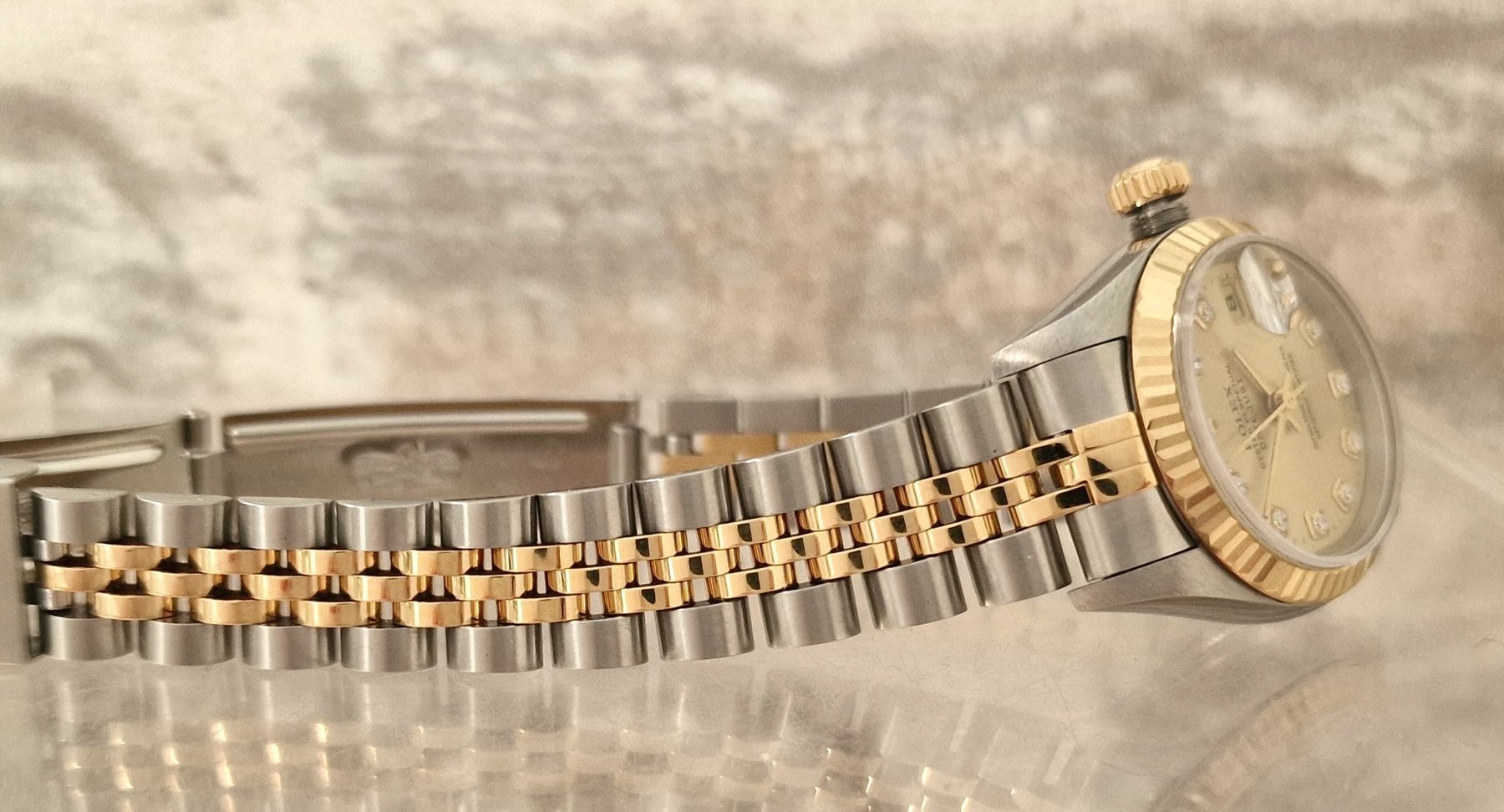 Rolex Oyster Datejust Diamonds Dames - Full set