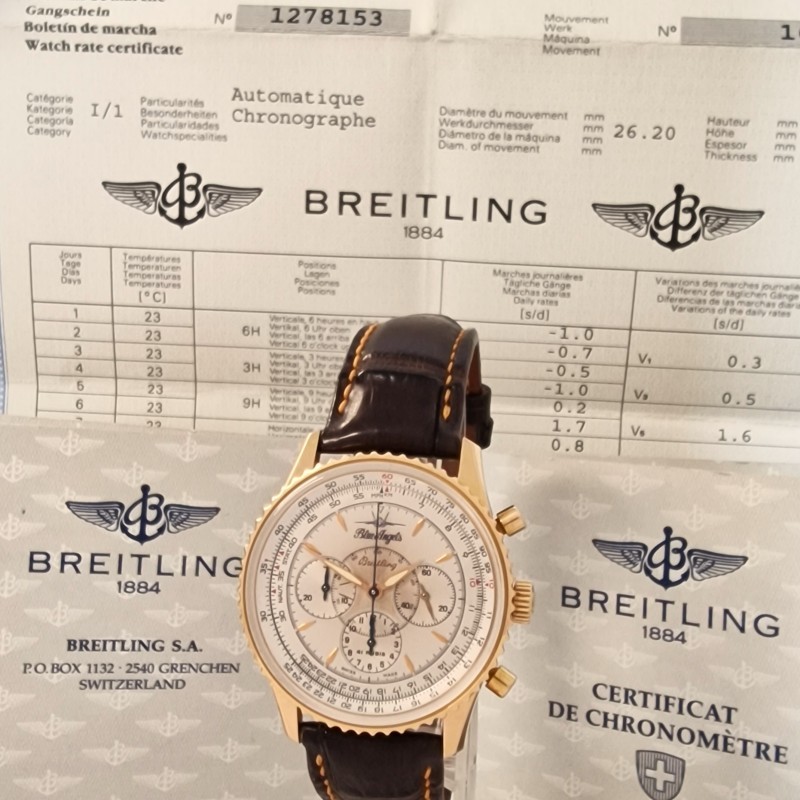 Breitling 18k Blue Angels Limited