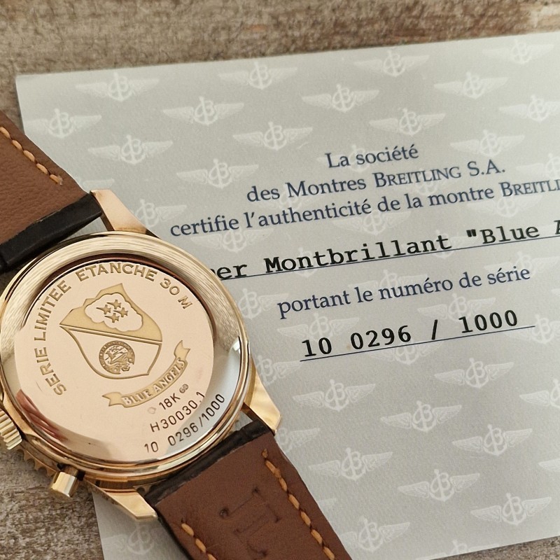 Breitling 18k Blue Angels Limited