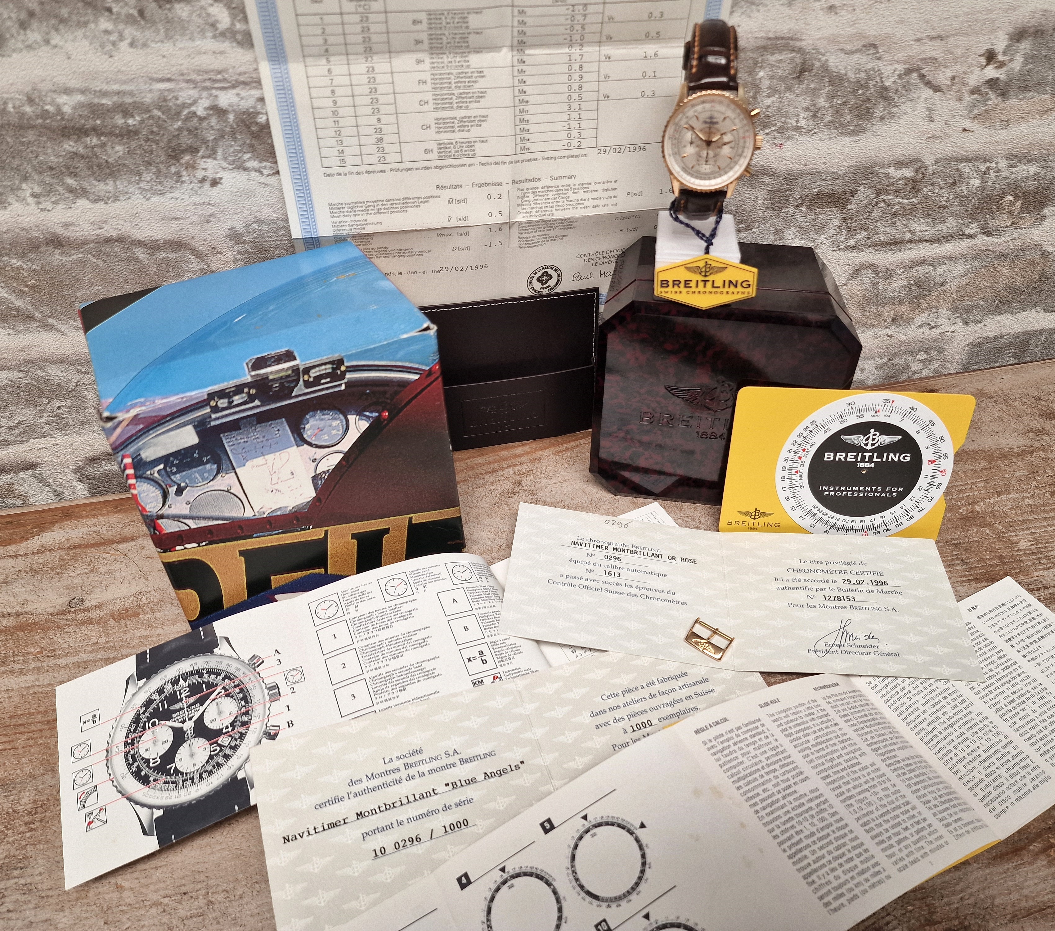 Breitling 18k Blue Angels Limited