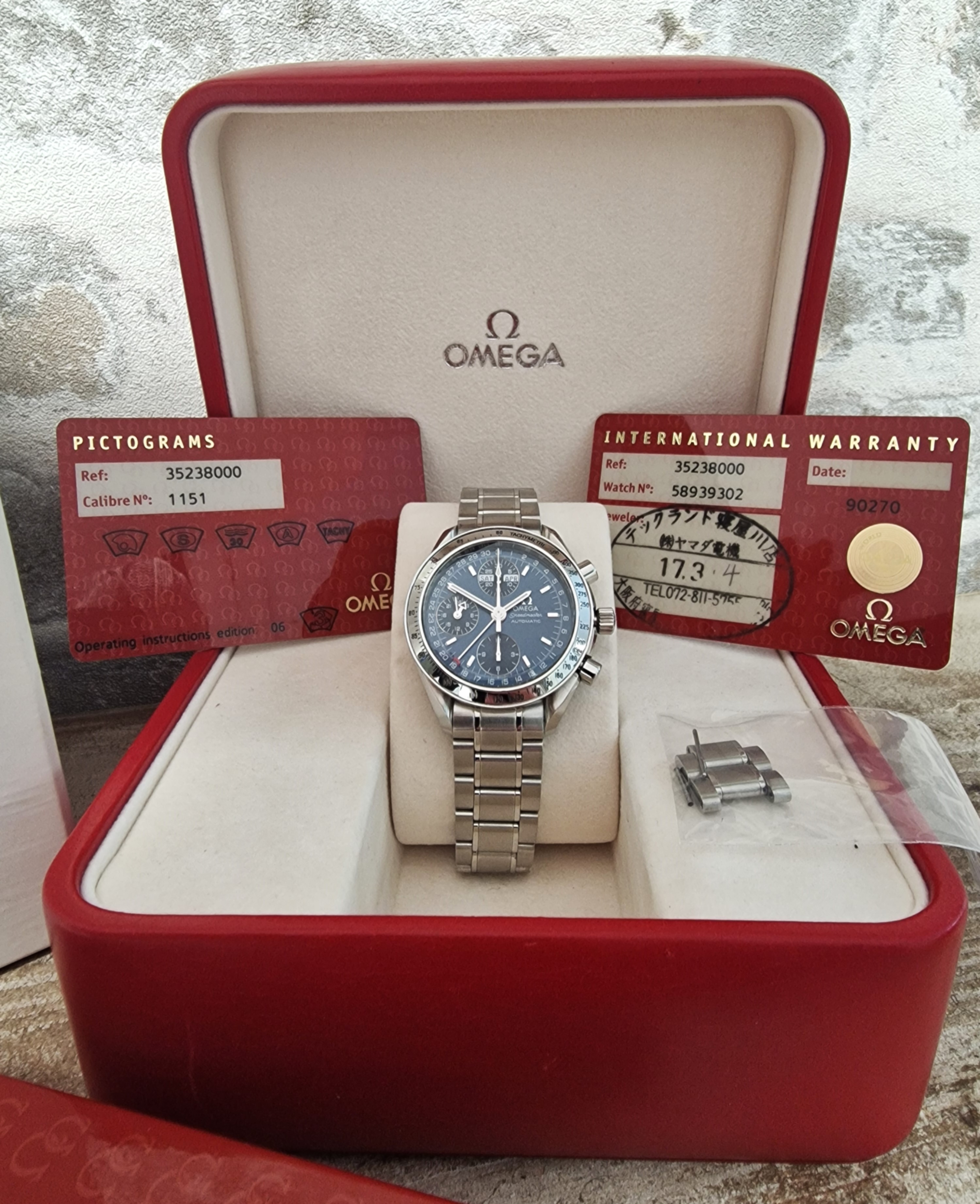 Omega Speedmaster Triple Date Full Set