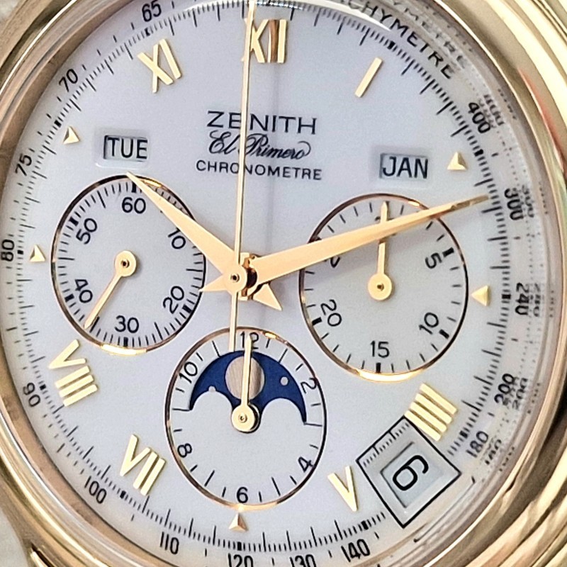 Zenith 18k El Primero Chronomaster Full Set - Sold