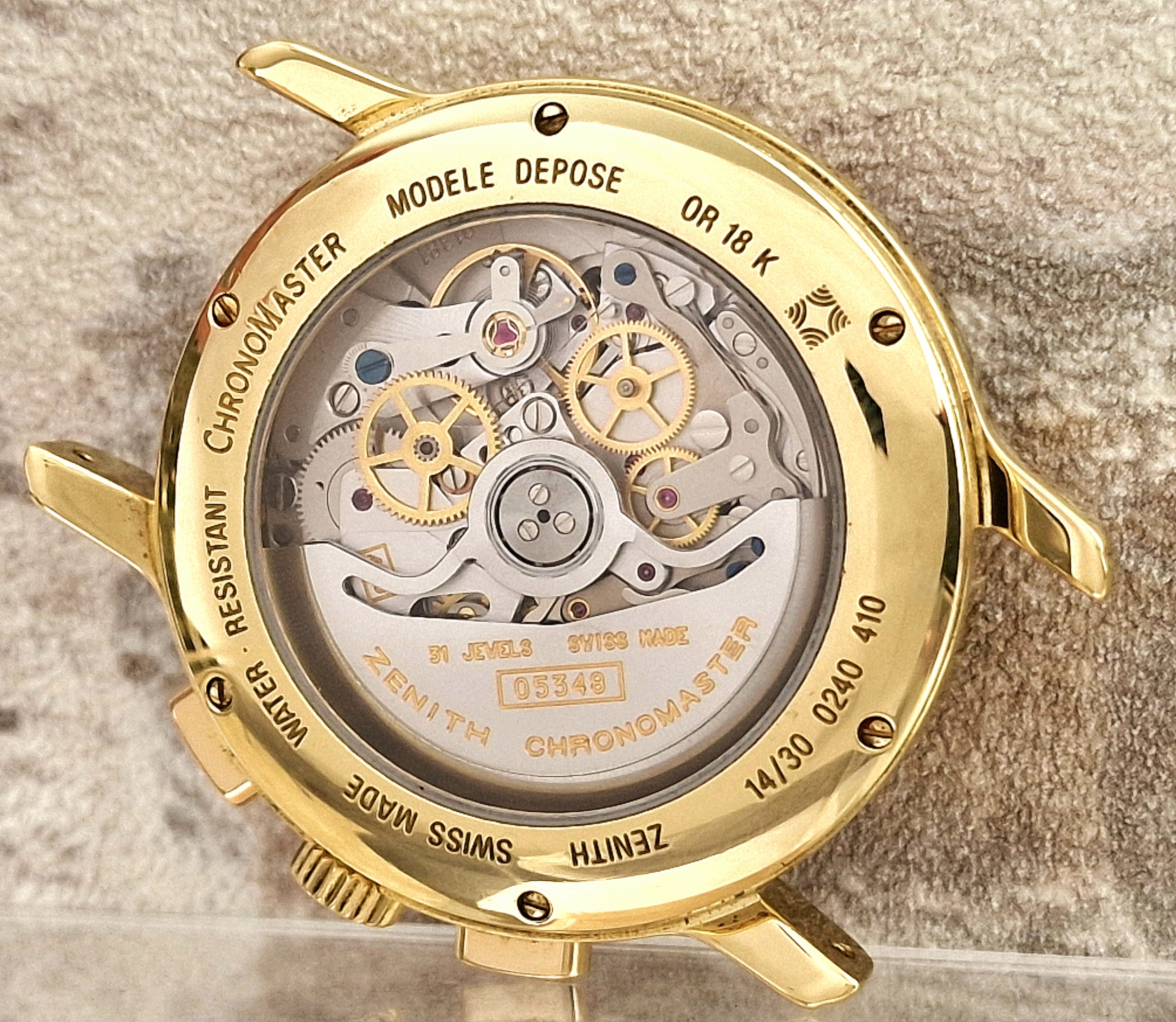 Zenith 18k El Primero Chronomaster Full Set - Verkocht