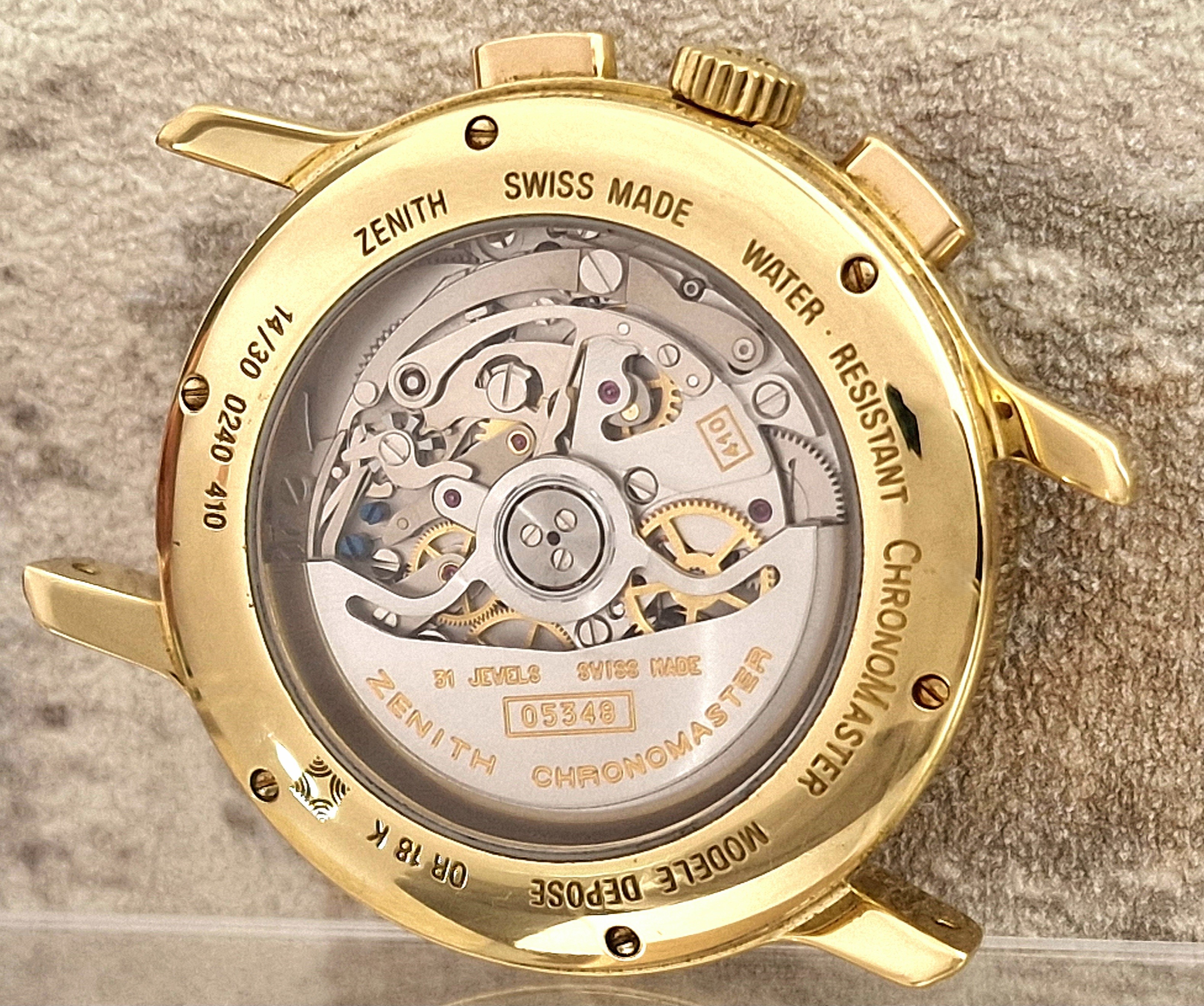 Zenith 18k El Primero Chronomaster Full Set - Sold