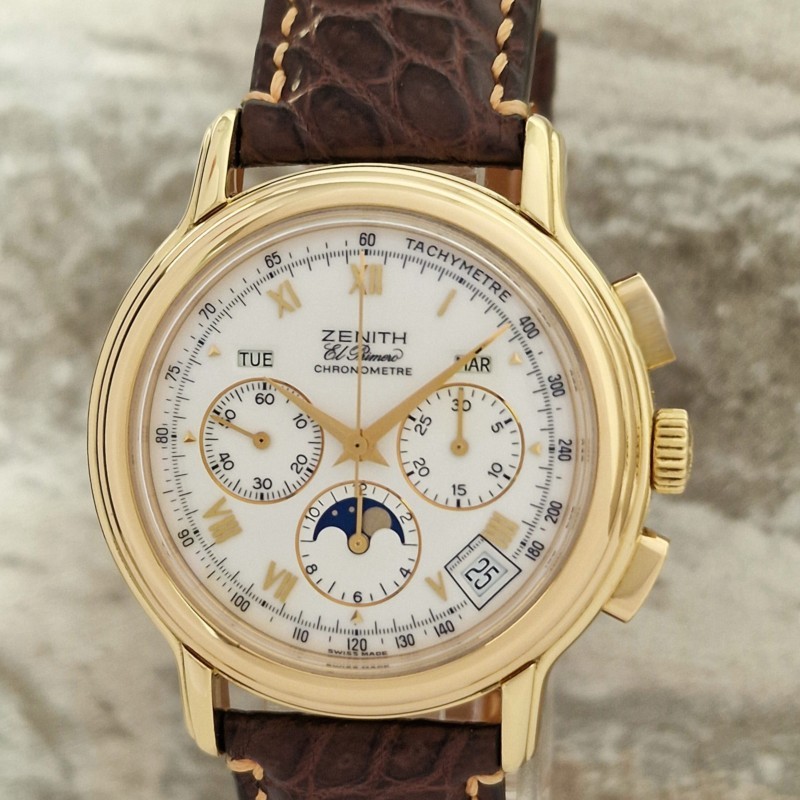 Zenith 18k El Primero Chronomaster Full Set - Sold