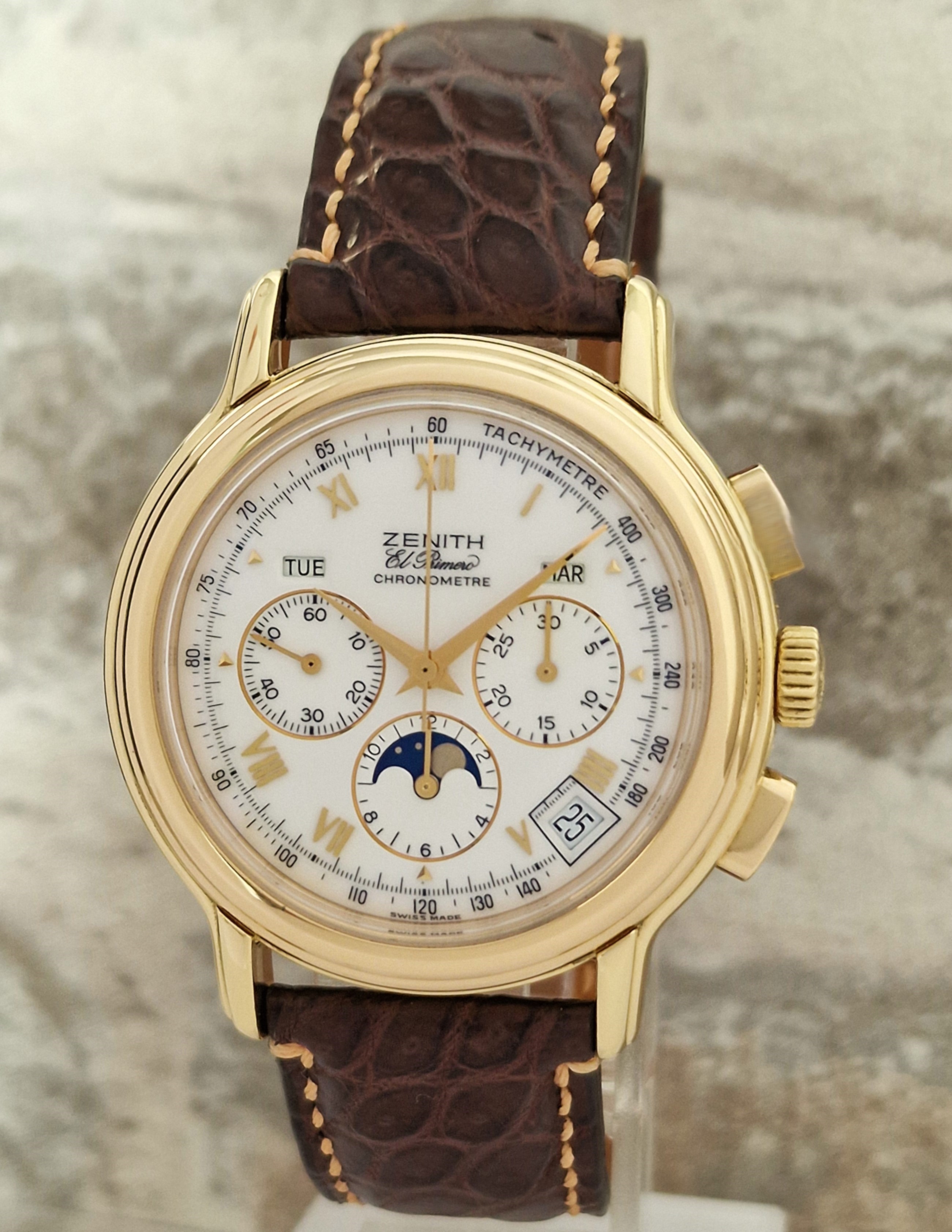 Zenith 18k El Primero Chronomaster Full Set - Verkocht