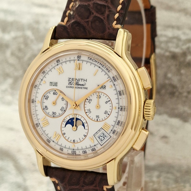 Zenith 18k El Primero Chronomaster Full Set - Sold