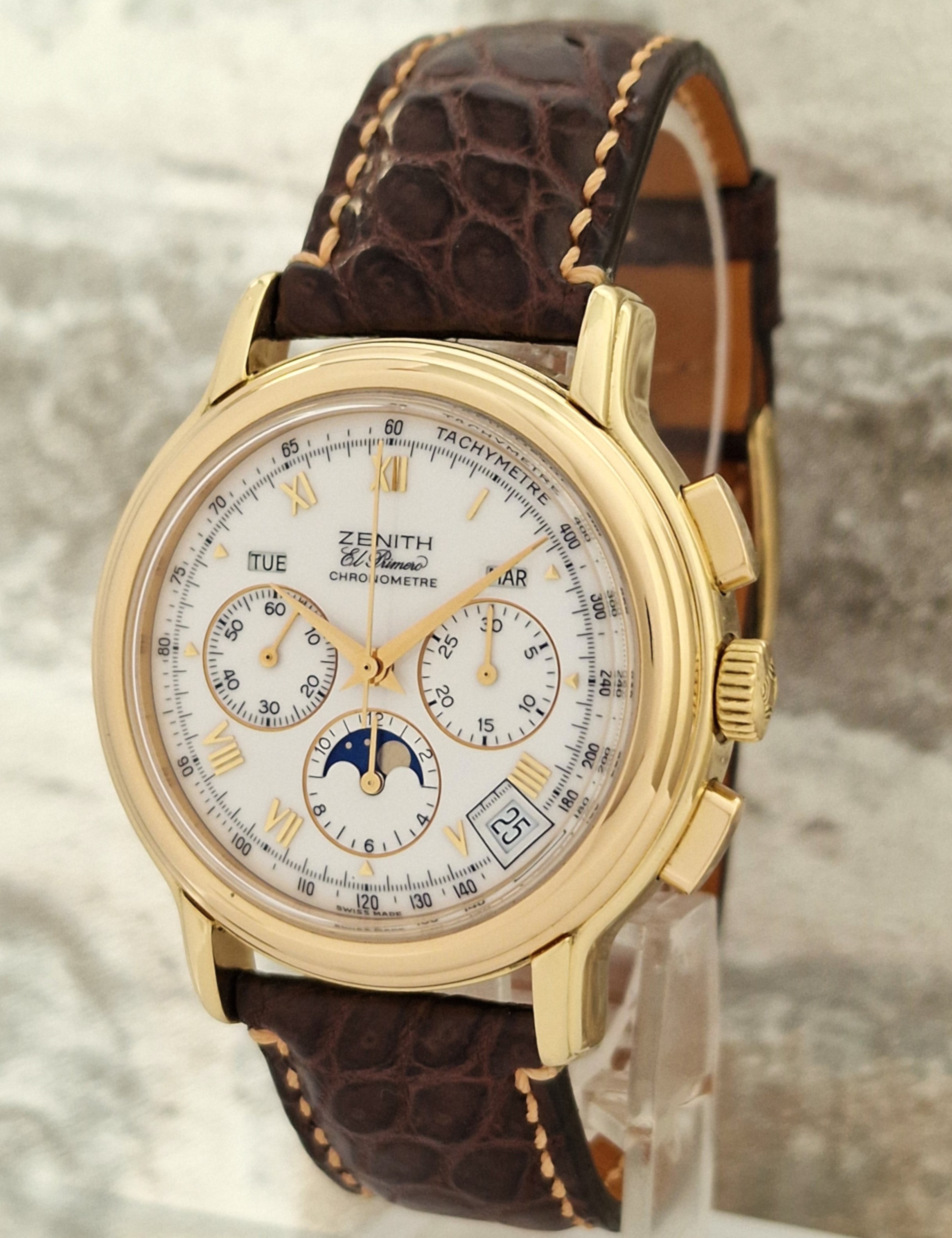Zenith 18k El Primero Chronomaster Full Set - Verkocht