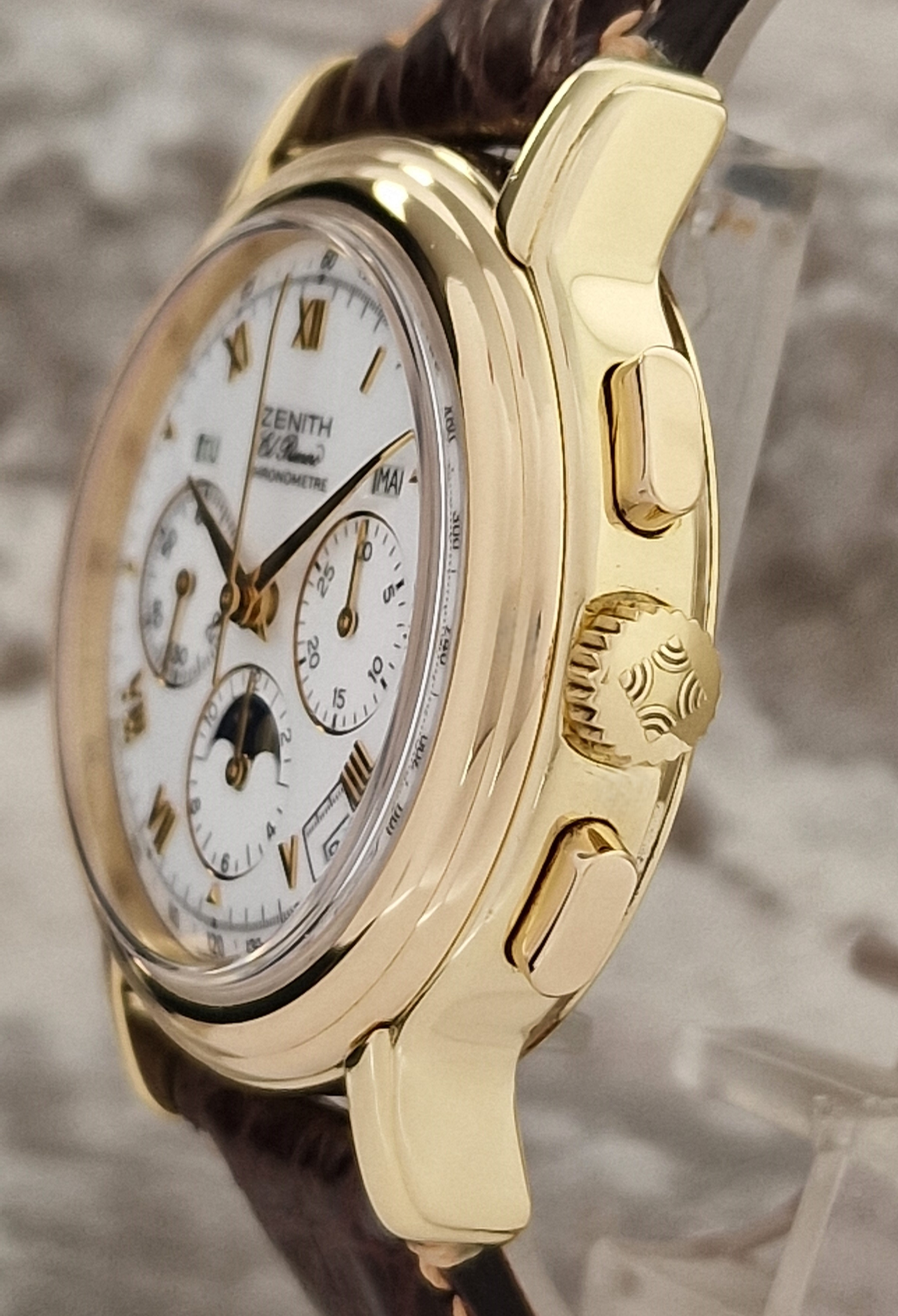 Zenith 18k El Primero Chronomaster Full Set - Verkocht