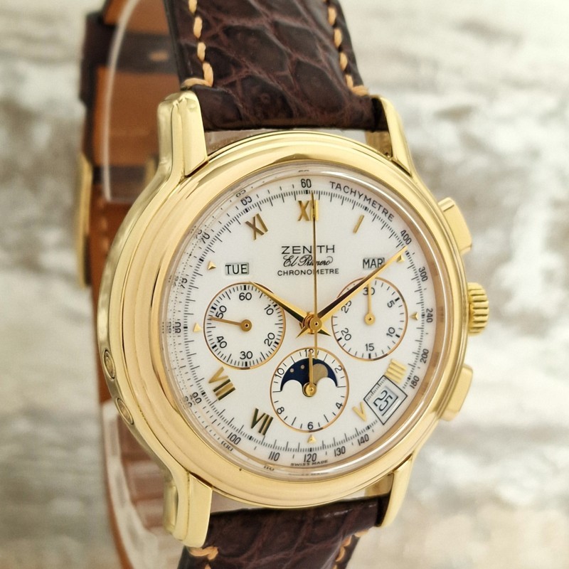 Zenith 18k El Primero Chronomaster Full Set - Sold