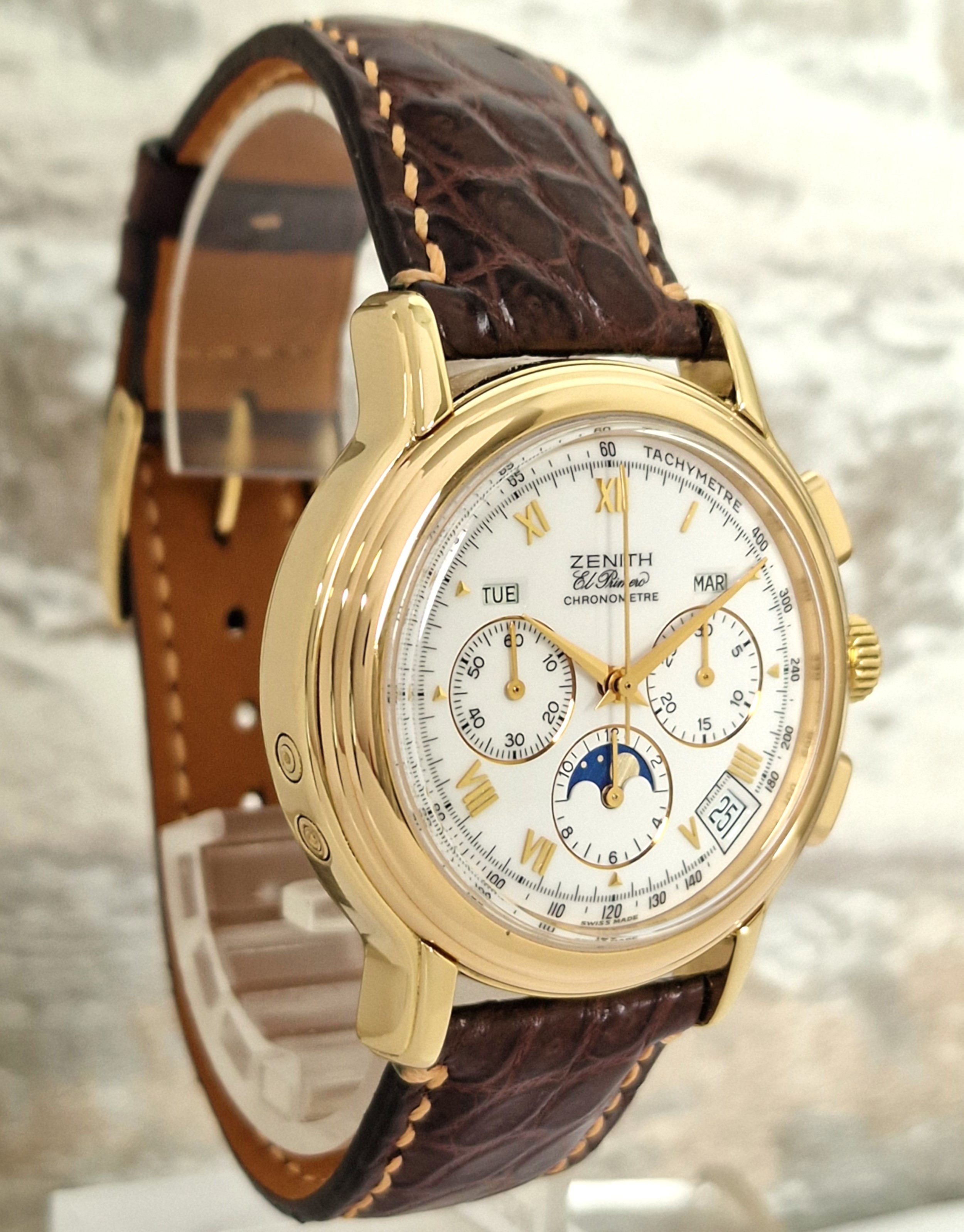 Zenith 18k El Primero Chronomaster Full Set - Verkocht