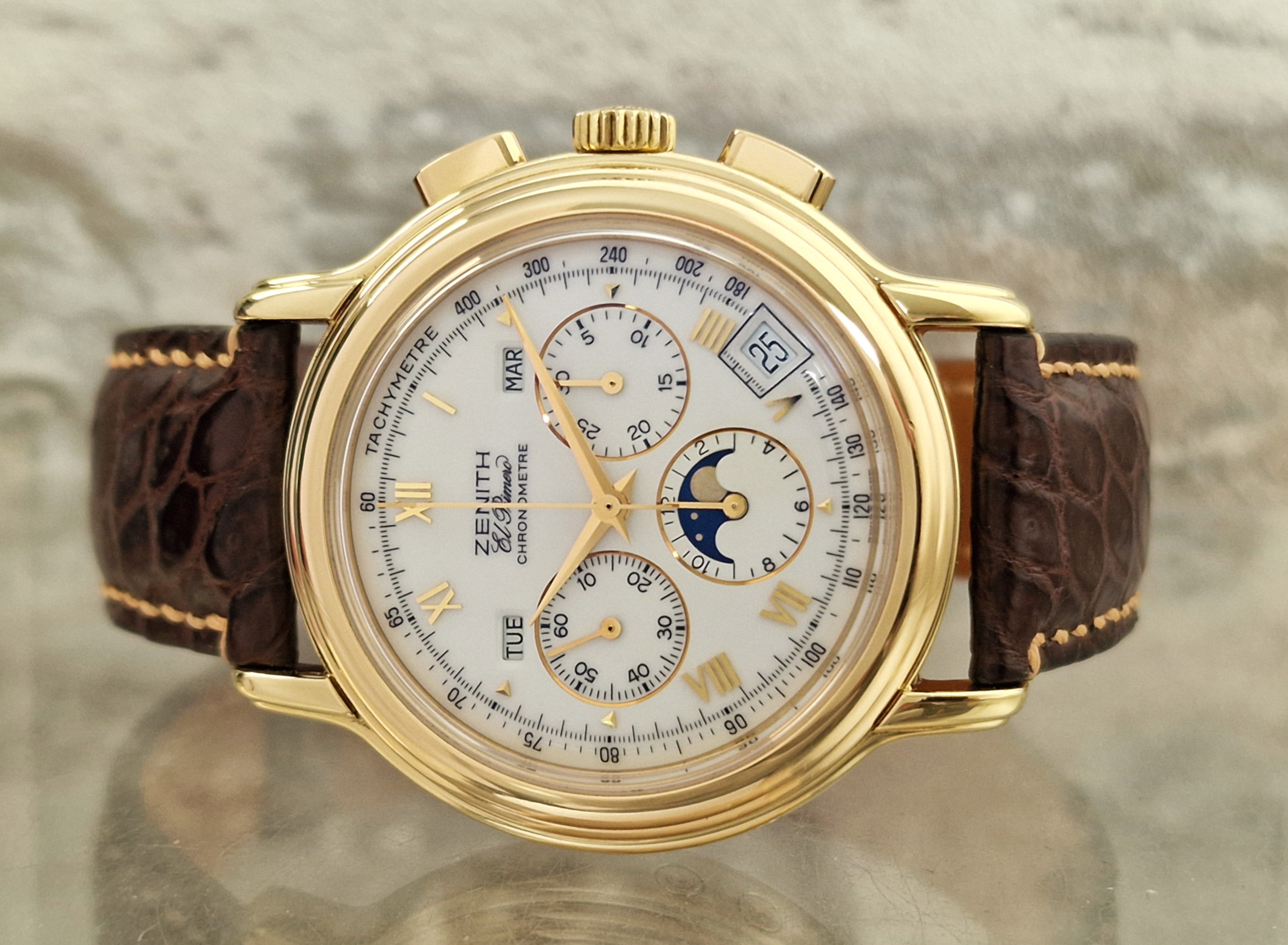 Zenith 18k El Primero Chronomaster Full Set - Sold