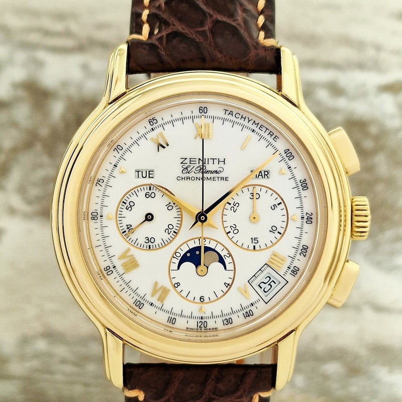 Zenith 18k El Primero Chronomaster Full Set - Sold