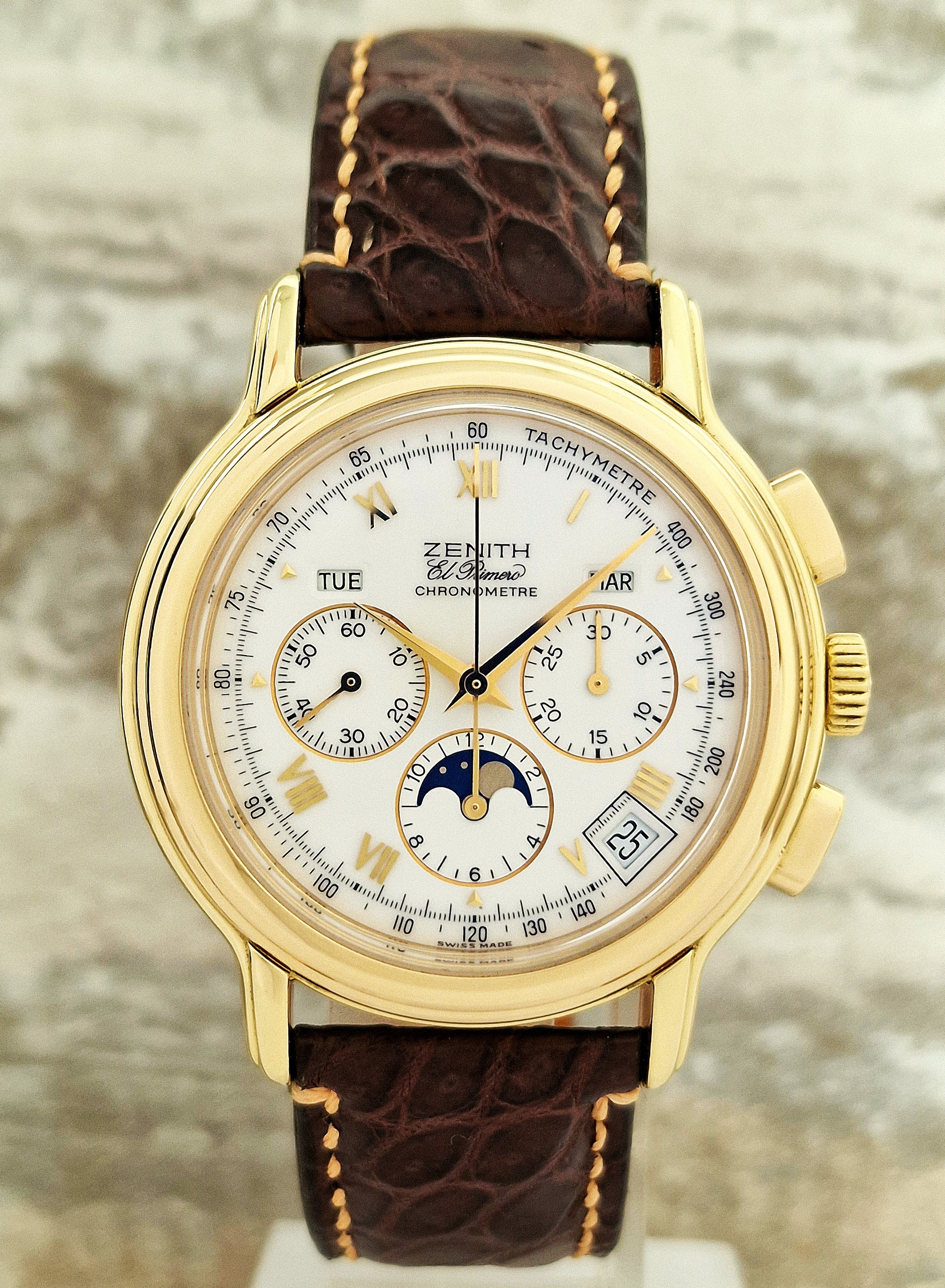 Zenith 18k El Primero Chronomaster Full Set - Sold