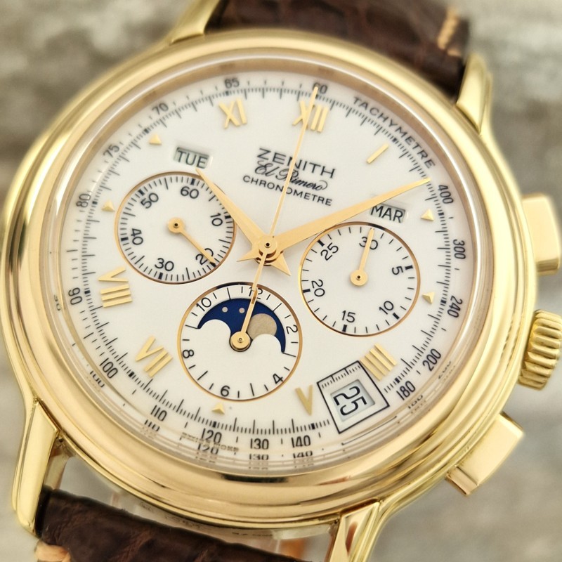 Zenith 18k El Primero Chronomaster Full Set - Sold
