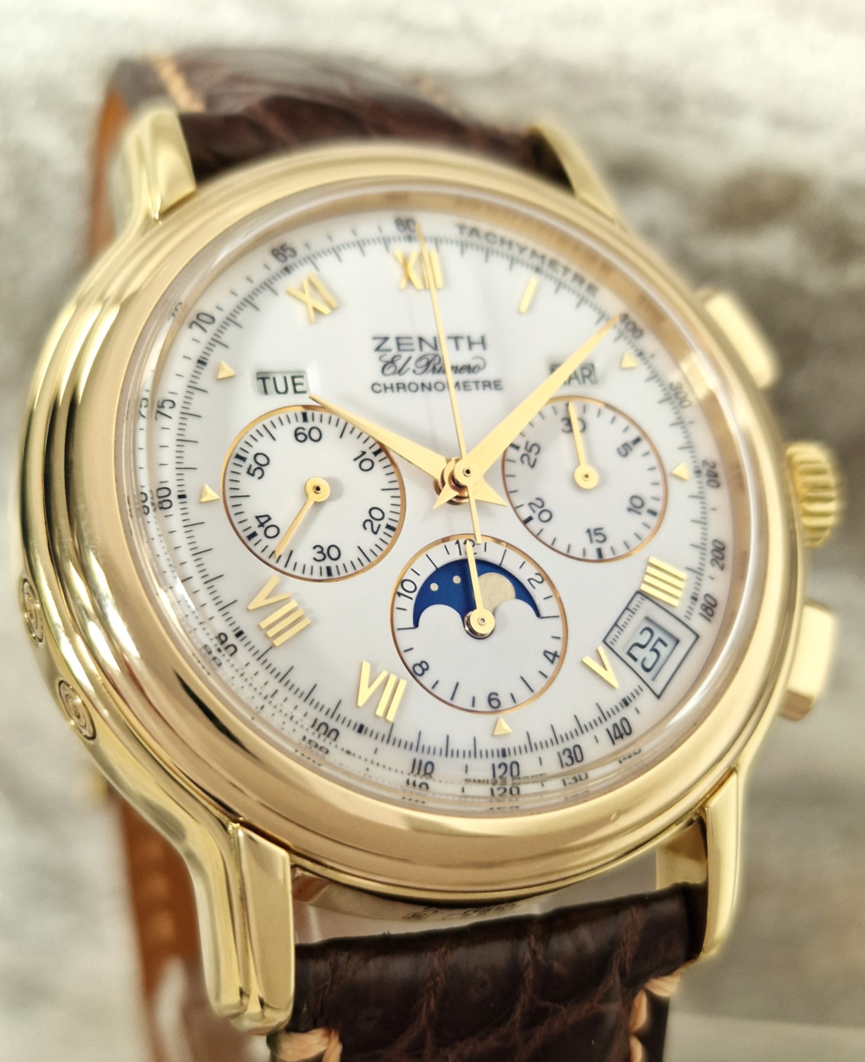 Zenith 18k El Primero Chronomaster Full Set - Verkocht