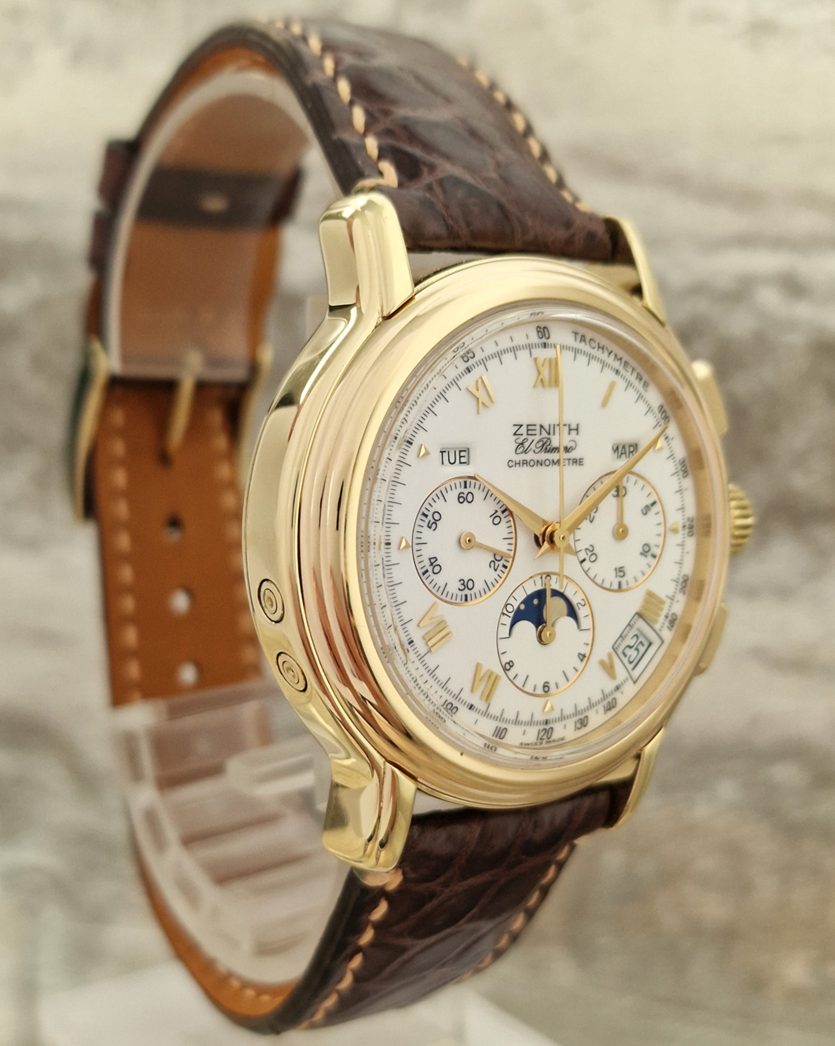 Zenith 18k El Primero Chronomaster Full Set - Verkocht