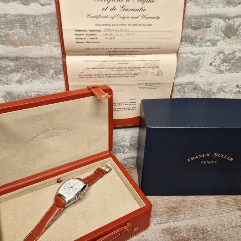 Franck Muller Casablanca Chrono 10th Anniversary Full Set